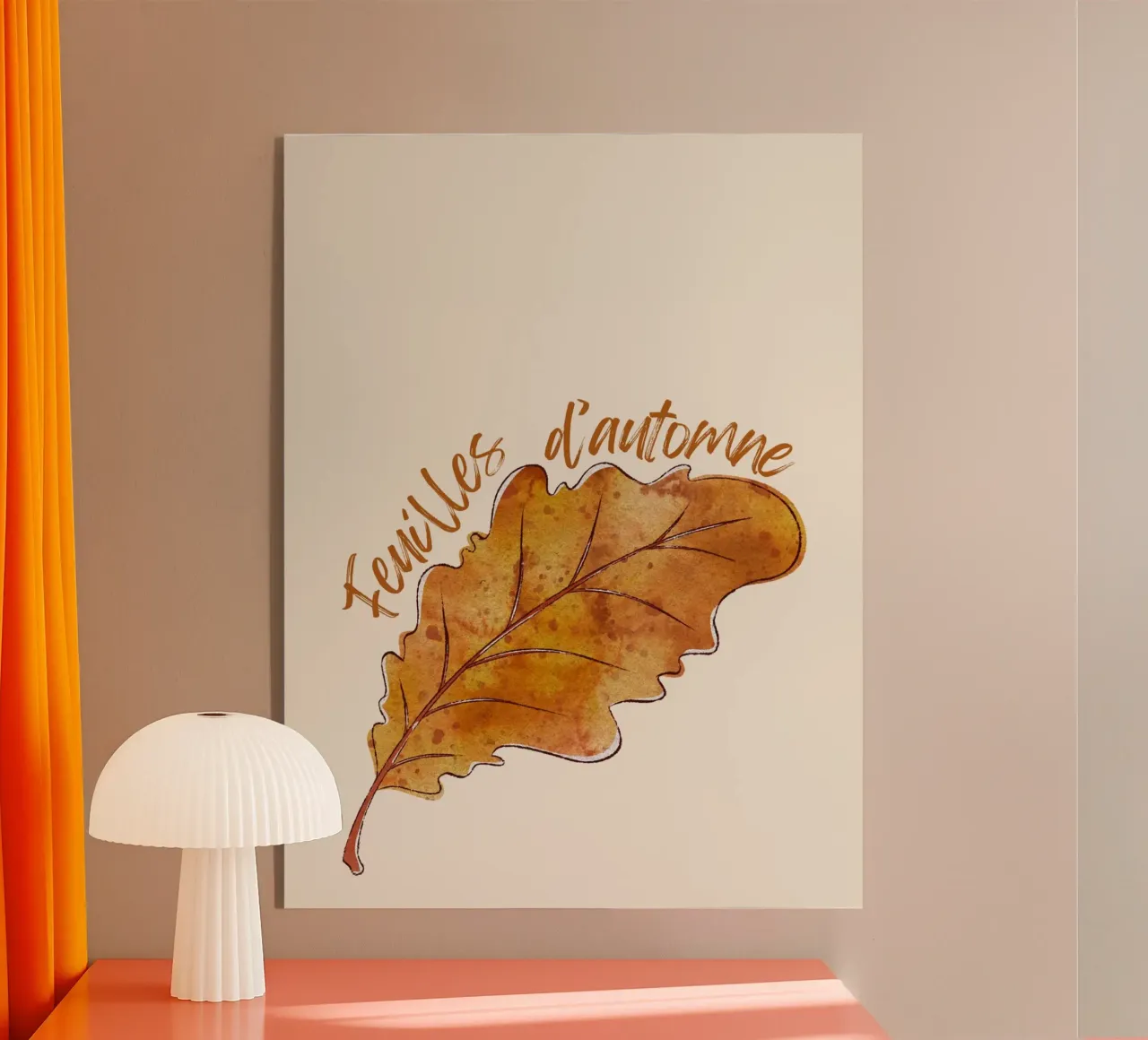 Feuilles d'automne metacrilato de Idées & Création