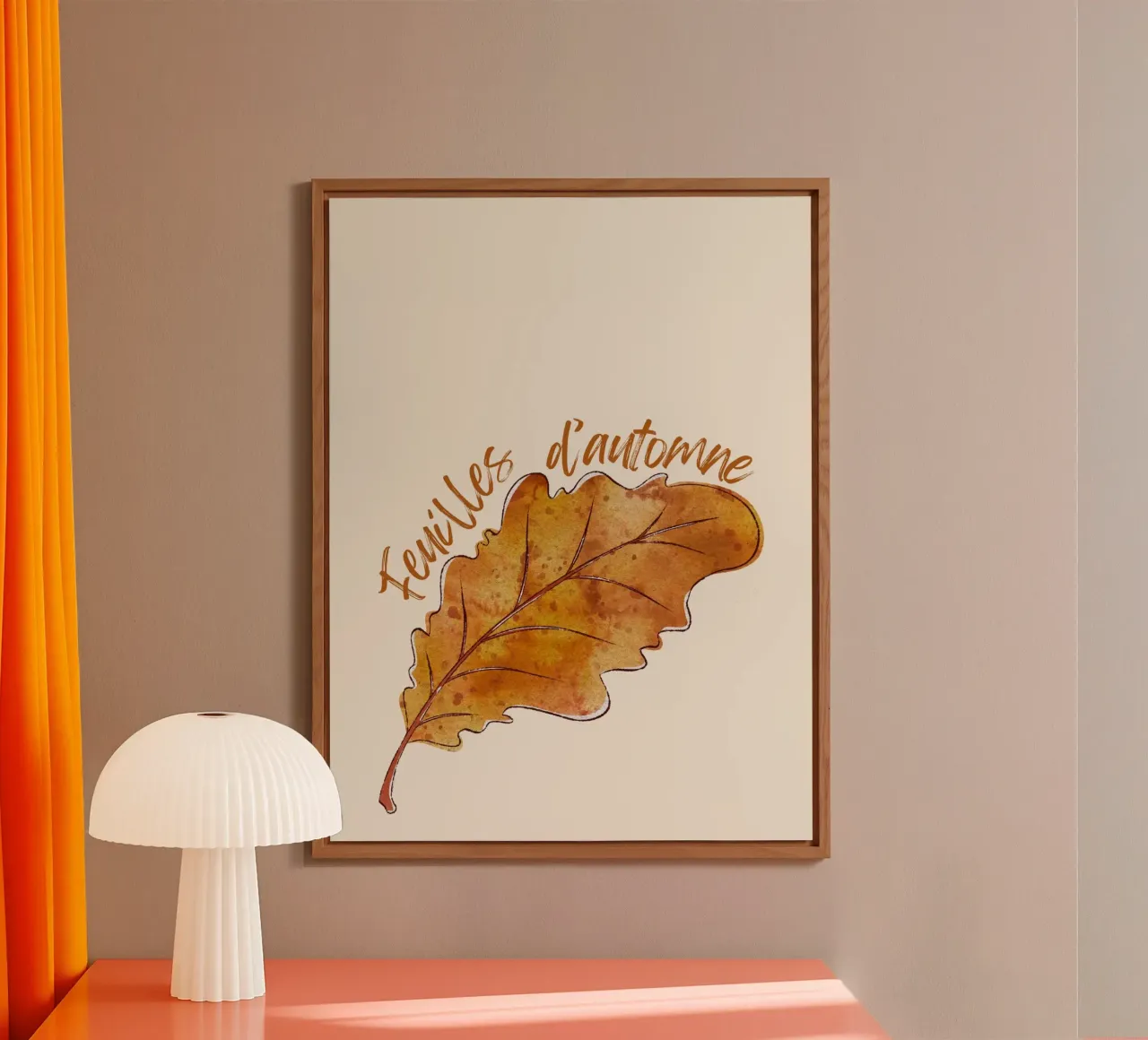 Feuilles d'automne alluminio dibond da Idées & Création
