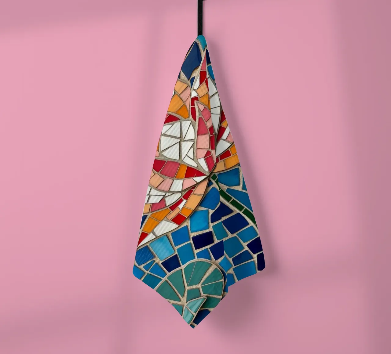 Il fiore della serenità: Un mosaico di tranquillità canovaccio da cucina da Artistic-shop