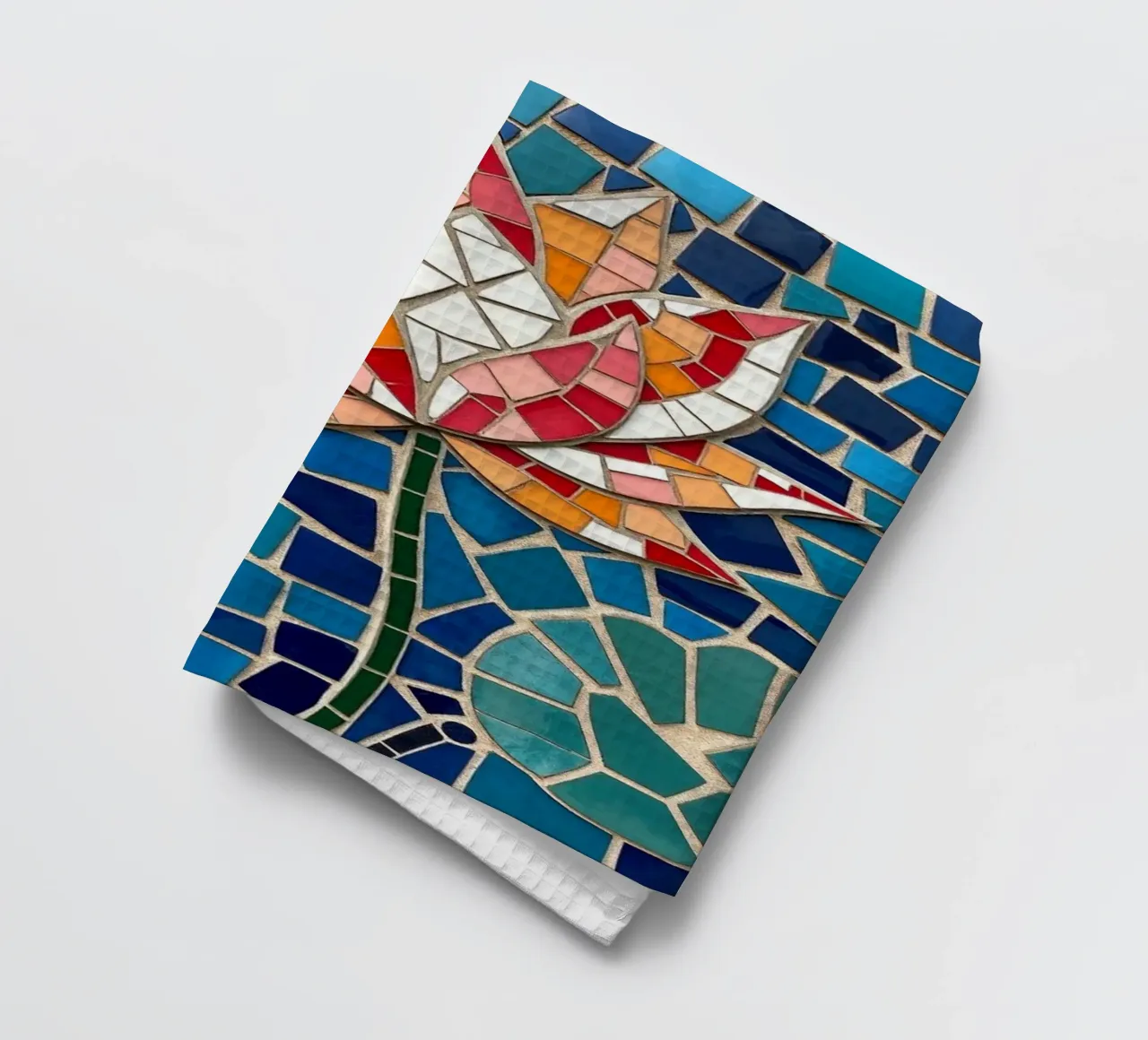 Il fiore della serenità: Un mosaico di tranquillità canovaccio da cucina da Artistic-shop
