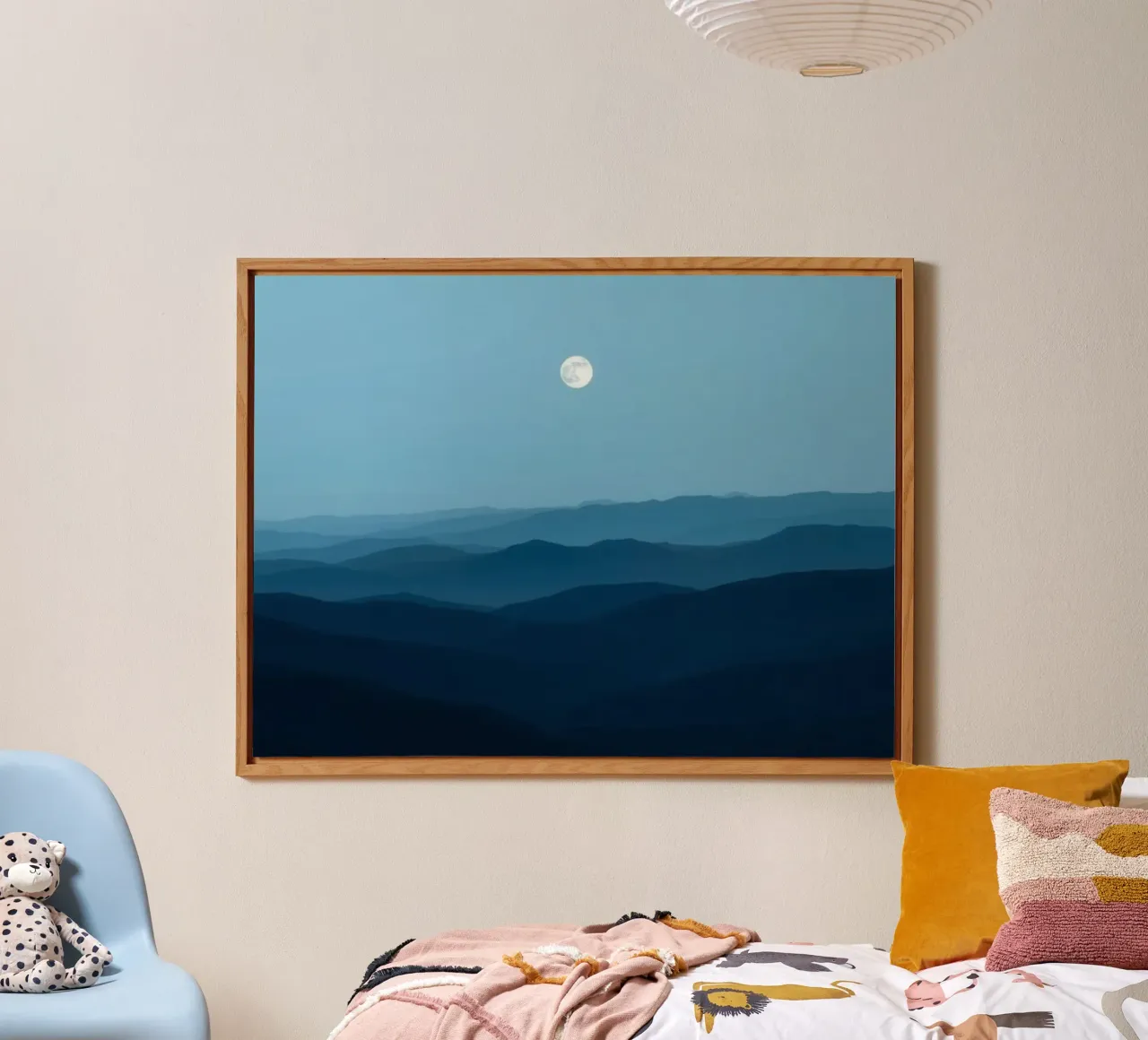 L'abbraccio della serenità: Un'alba di mezzanotte alluminio dibond da Artistic-shop