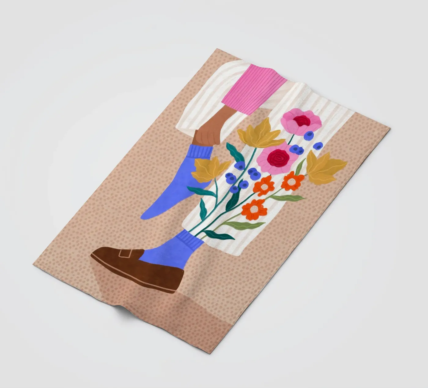 Blooming Socks fleecedeken van Bea Mueller