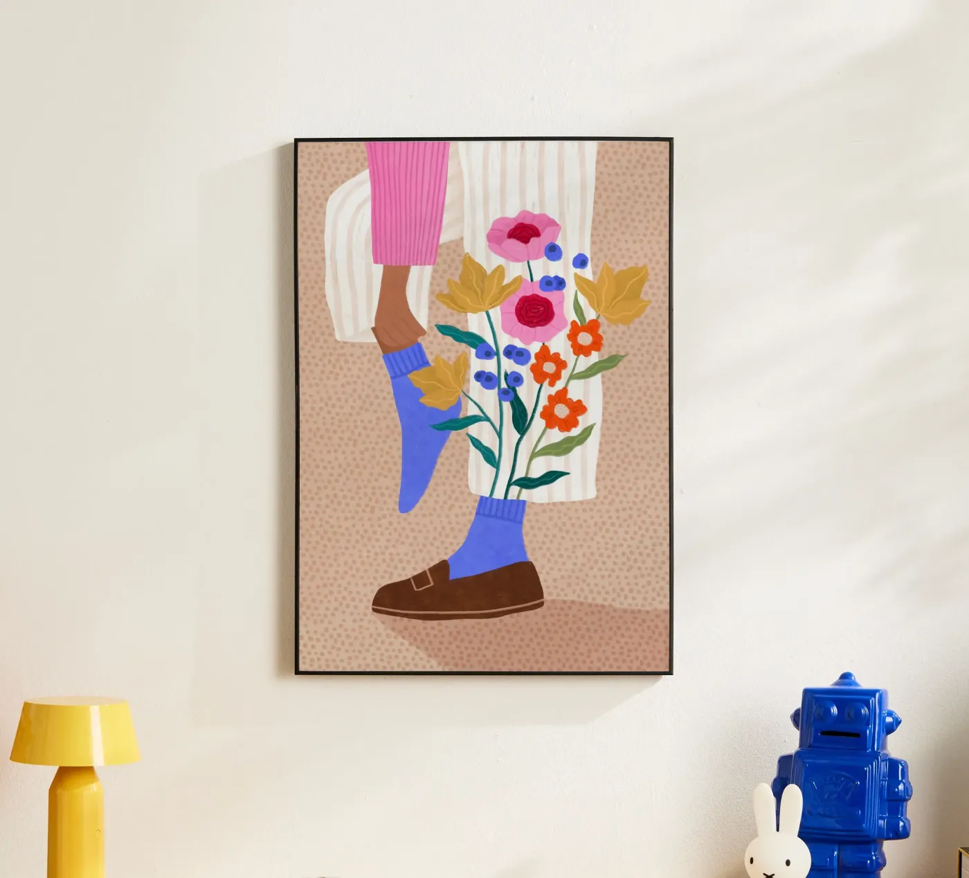 Blooming Socks forex plate by Bea Mueller