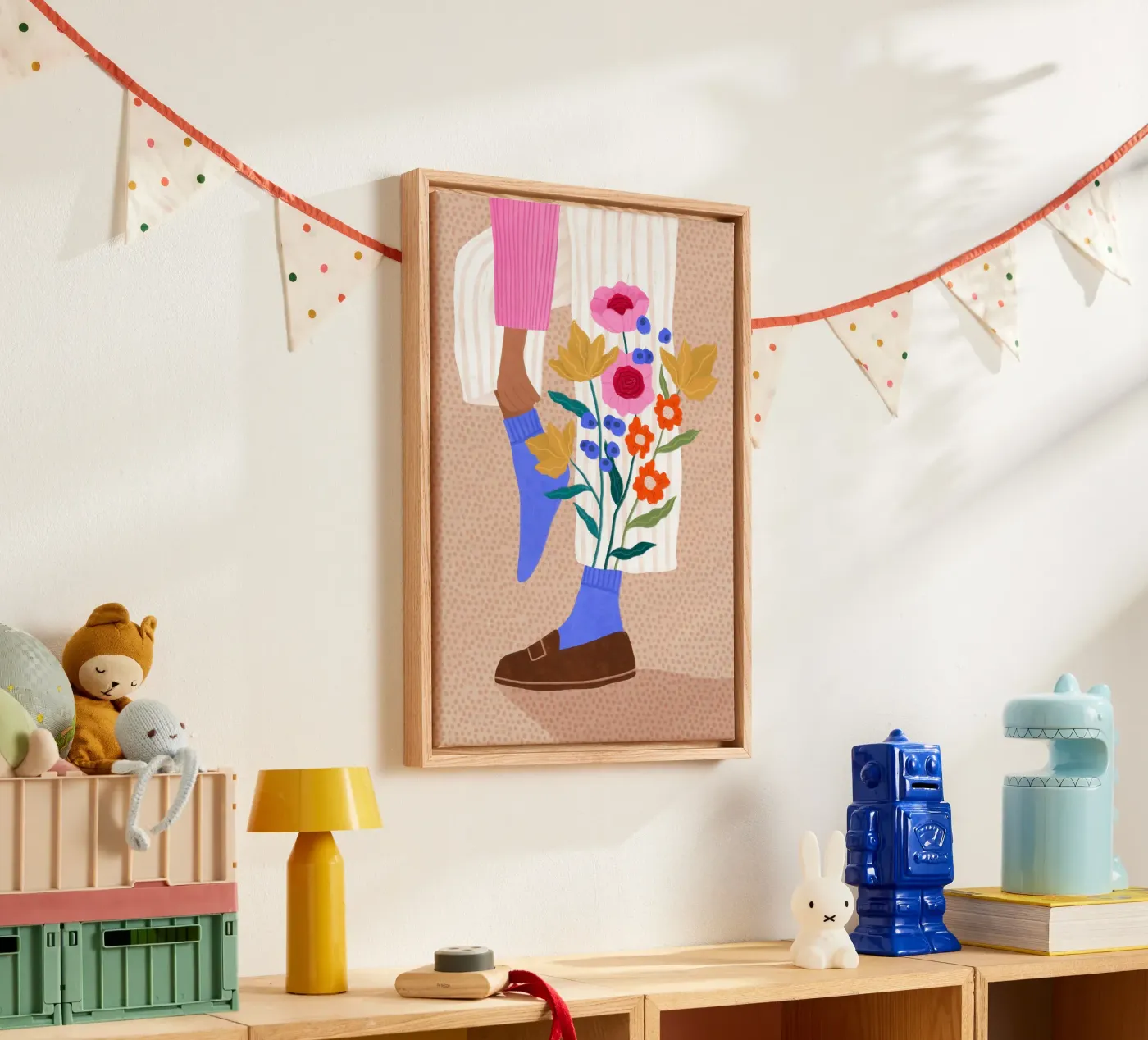 Blooming Socks tela da Bea Mueller