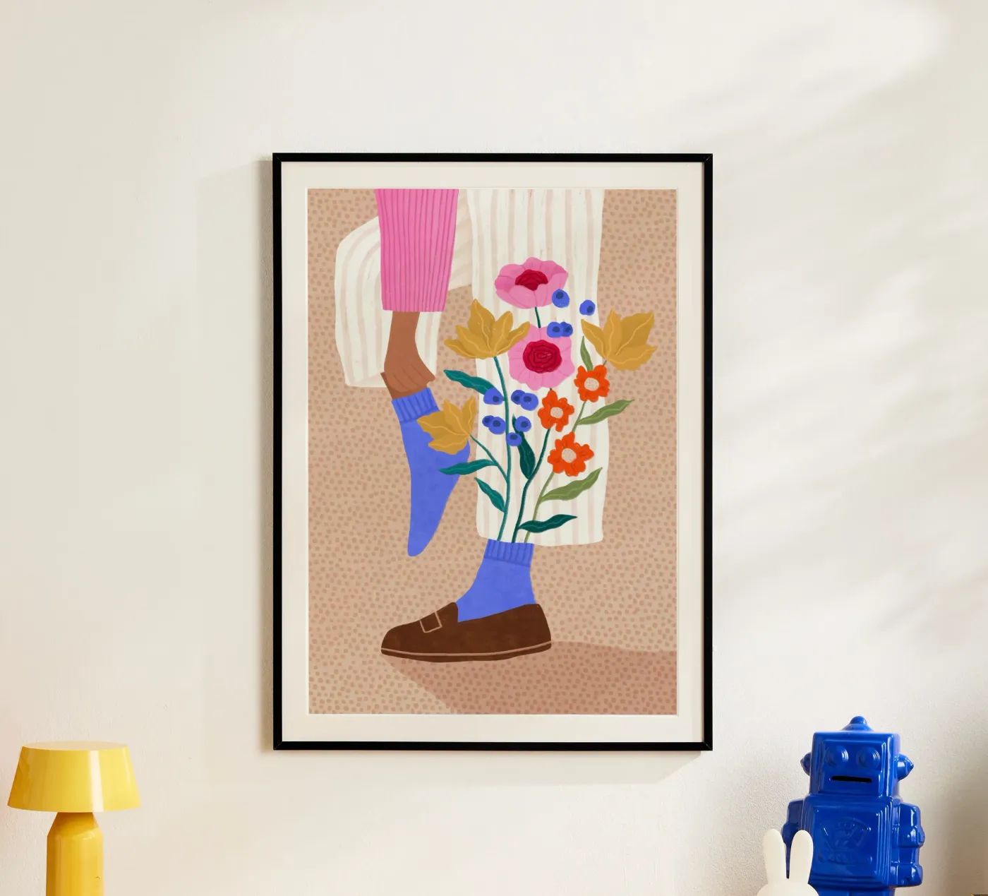 Blooming Socks poster van Bea Mueller