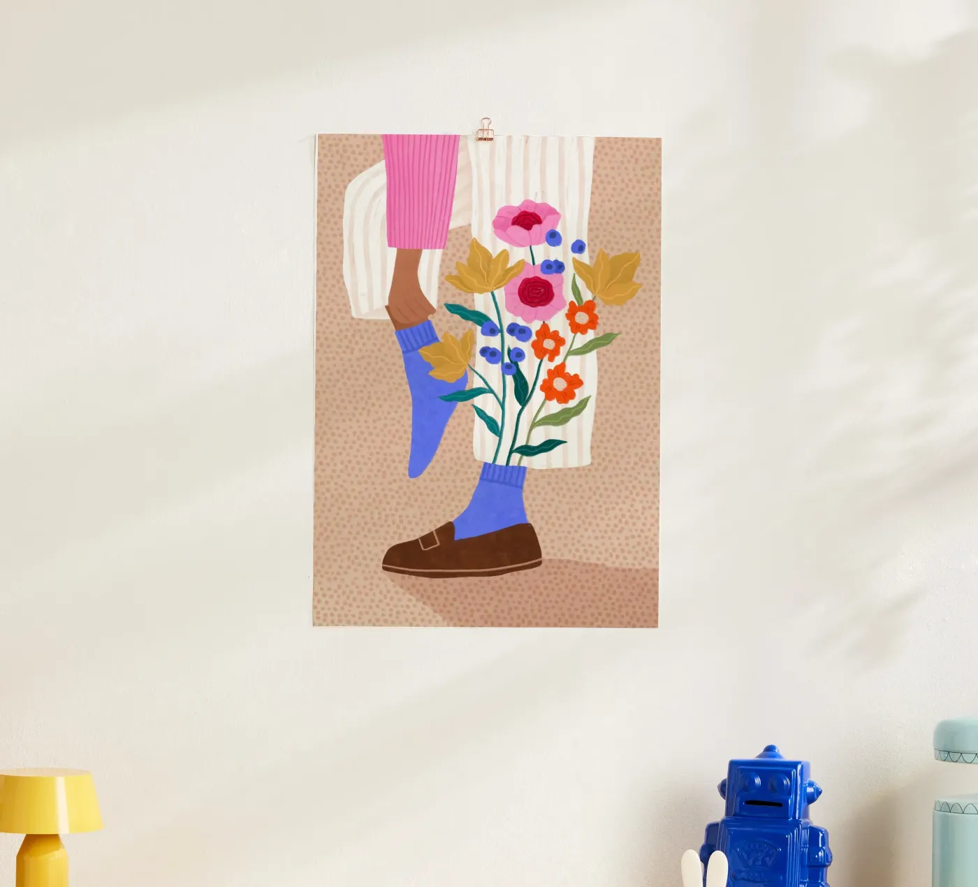 Blooming Socks poster van Bea Mueller