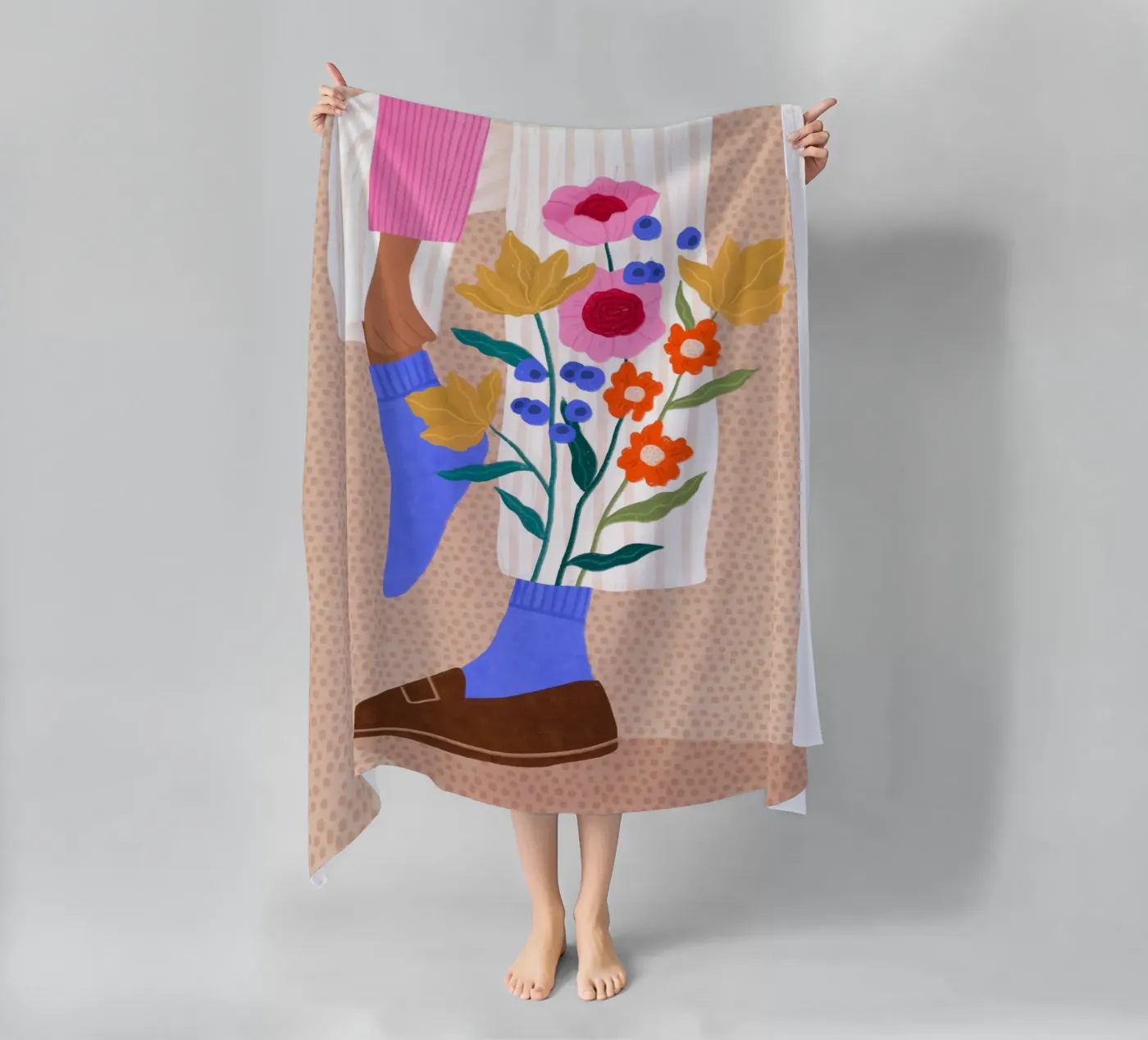 Blooming Socks telo mare da Bea Mueller