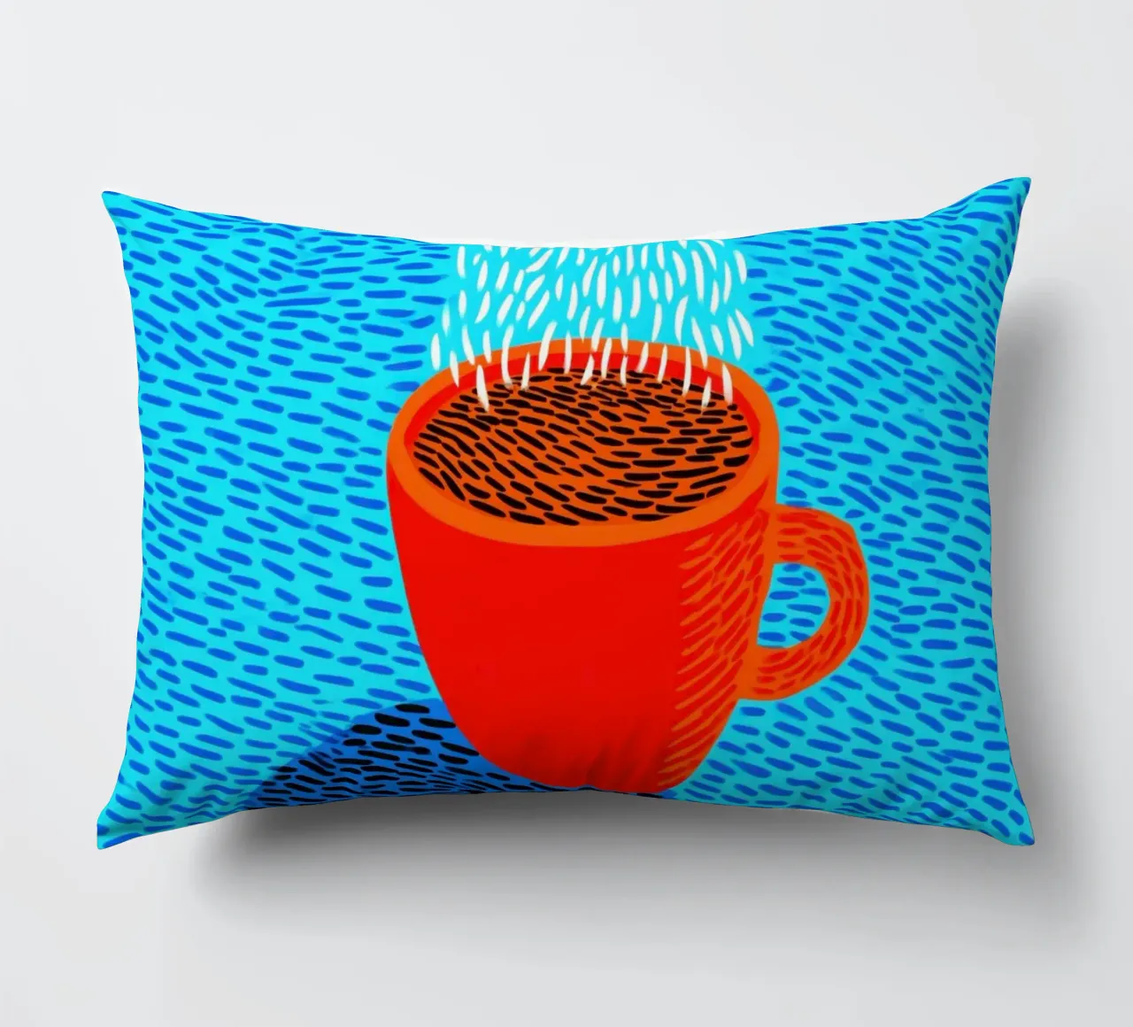 Caffè a bordo piscina | Vitalità e gioia di vivere in cucina cuscino da Autofocus