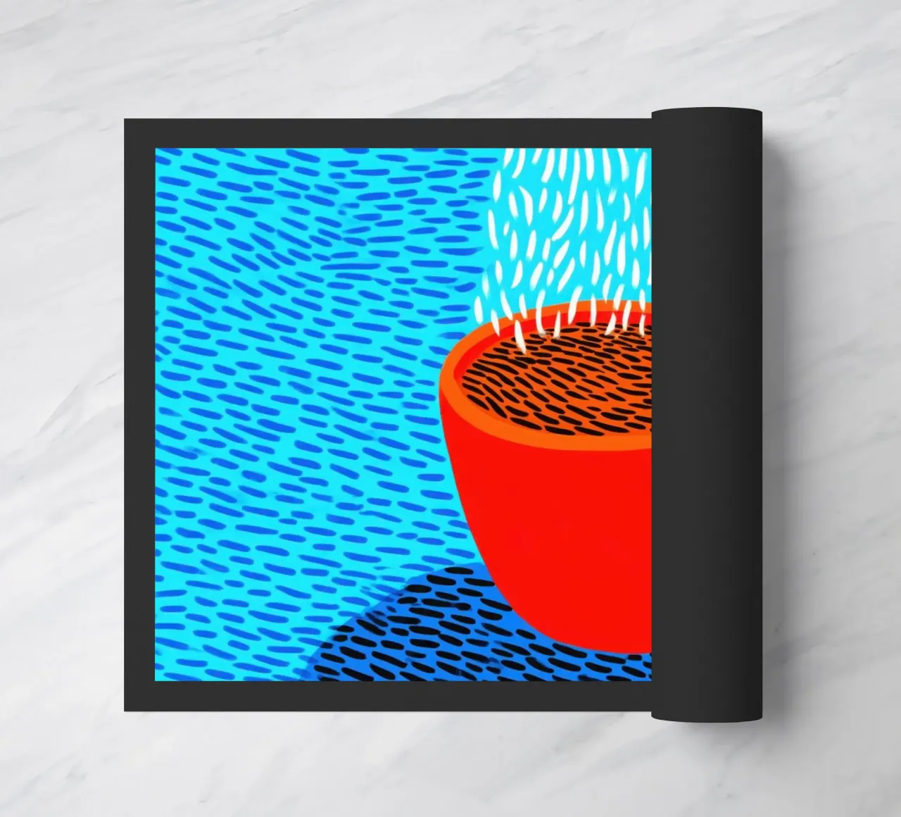 Caffè a bordo piscina | Vitalità e gioia di vivere in cucina zerbino da Autofocus