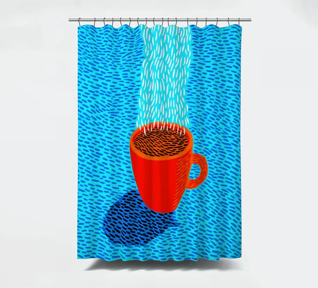 Caffè a bordo piscina | Vitalità e gioia di vivere in cucina tenda da doccia da Autofocus