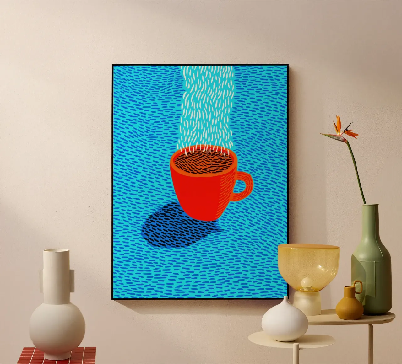 Caffè a bordo piscina | Vitalità e gioia di vivere in cucina plexiglass da Autofocus