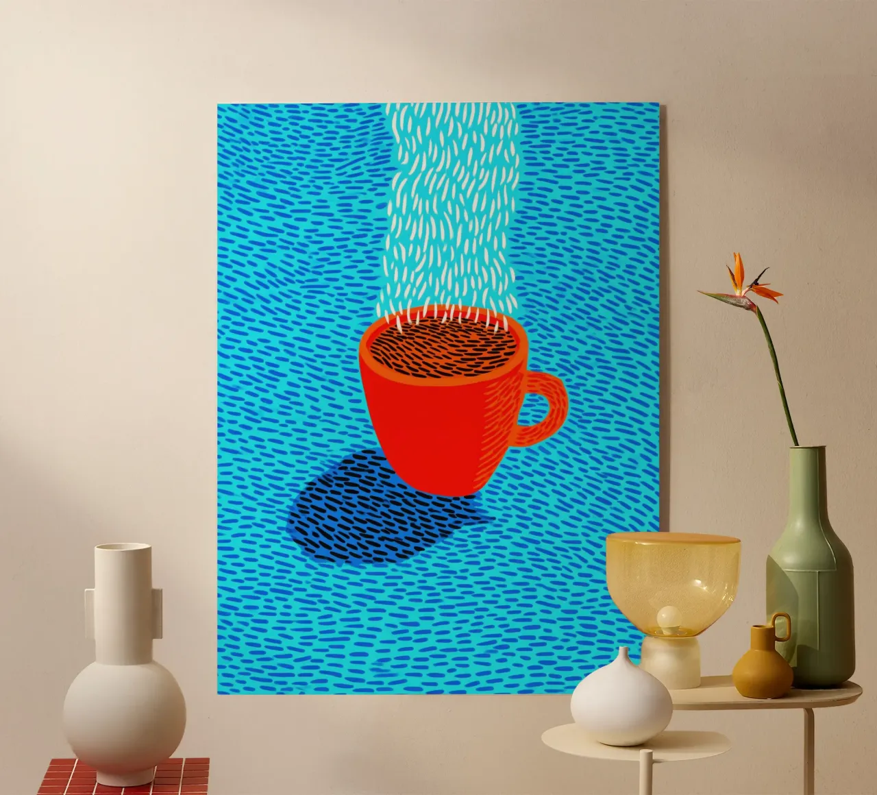 Caffè a bordo piscina | Vitalità e gioia di vivere in cucina plexiglass da Autofocus