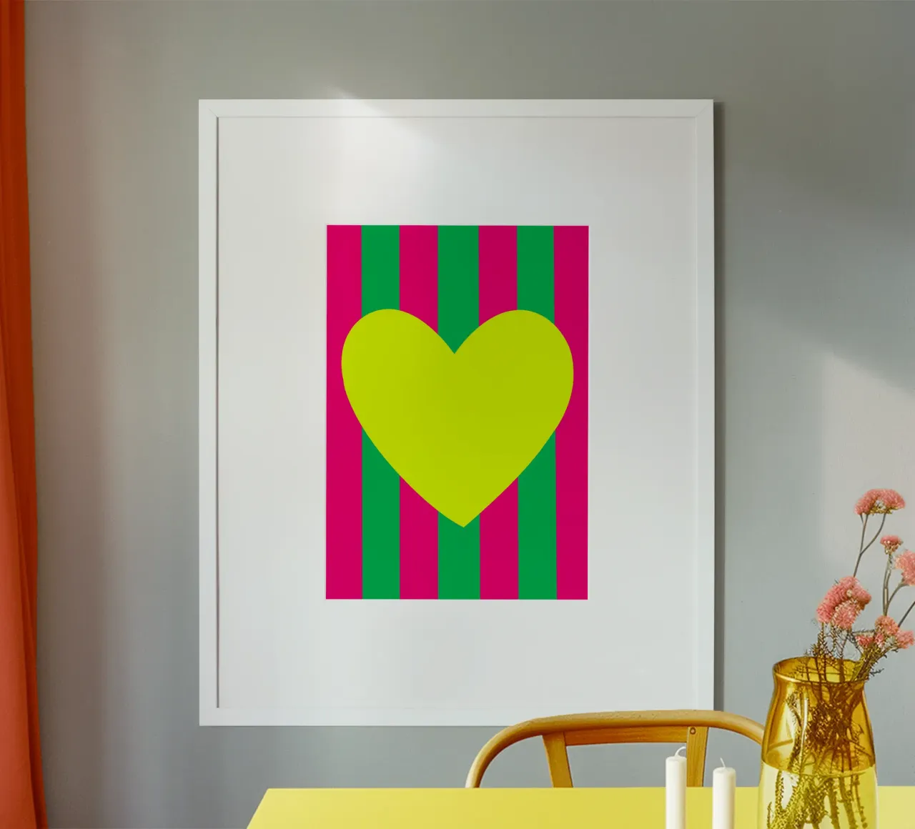 Cuore giallo 03 poster da Art House