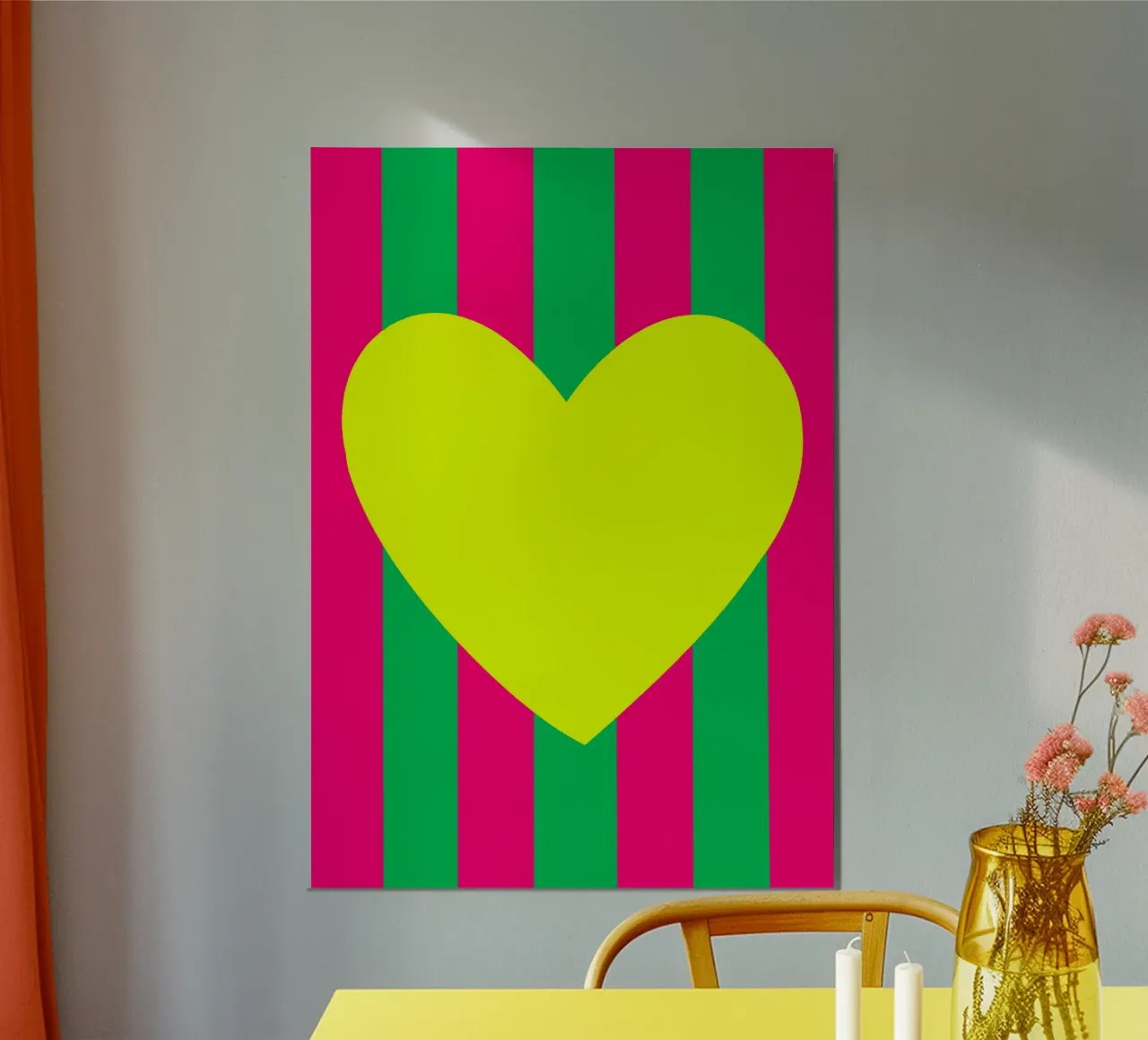 Cuore giallo 03 poster da Art House