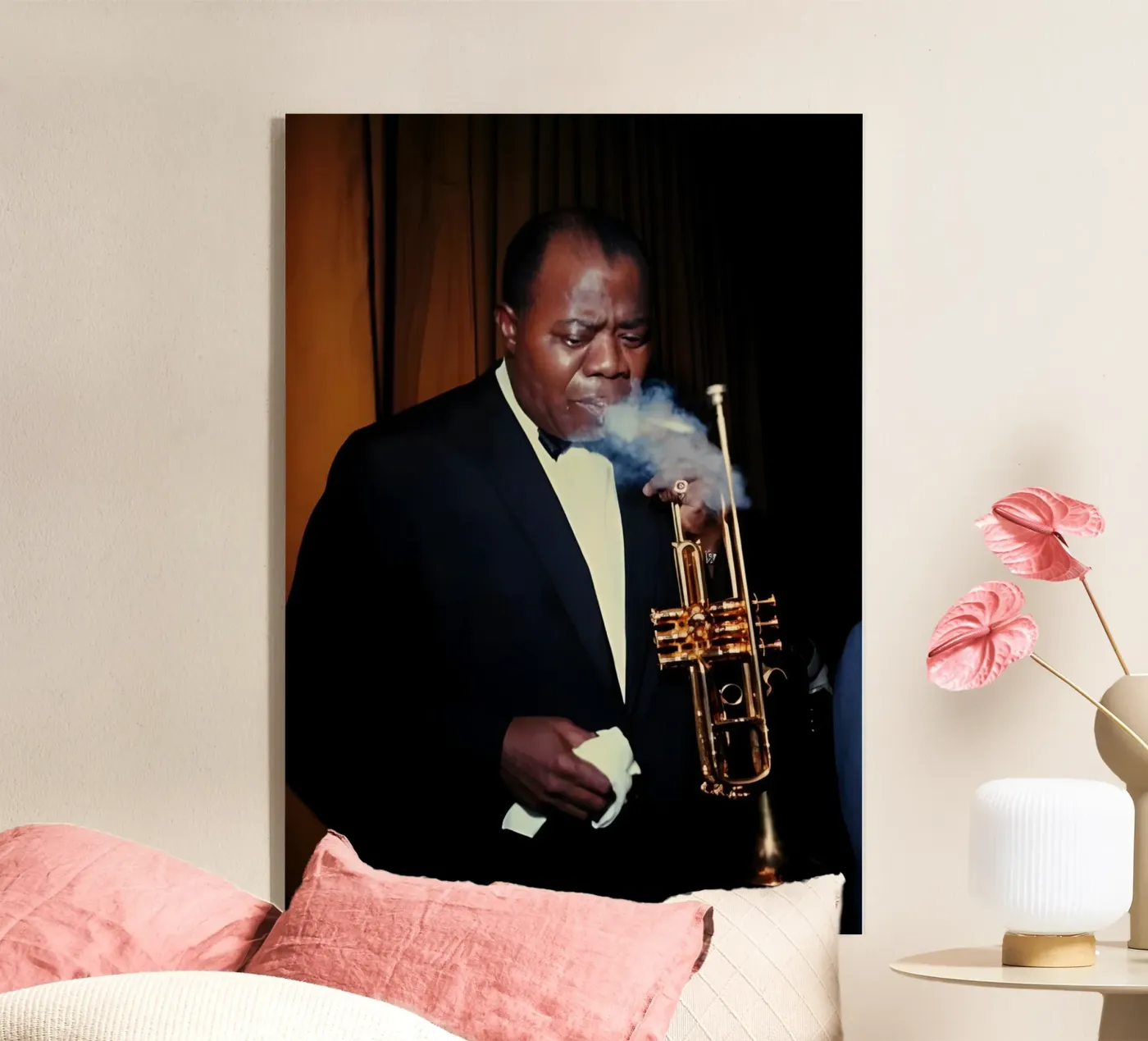 Louis Armstrong acrylic glass by Digital Street art
