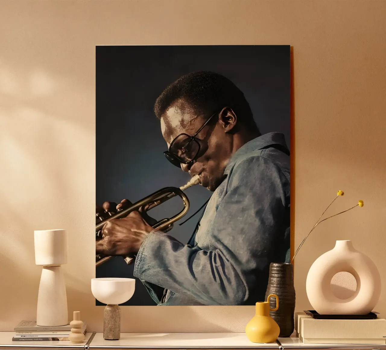 Miles Davis plexiglass da Digital Street art