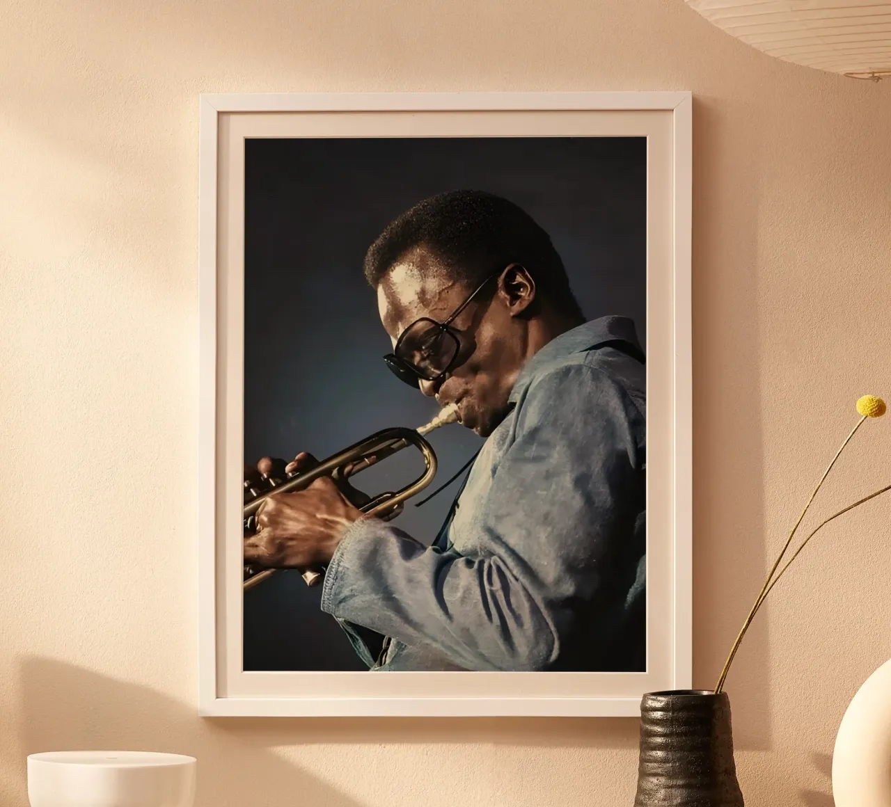 Miles Davis poster by Digital Street art