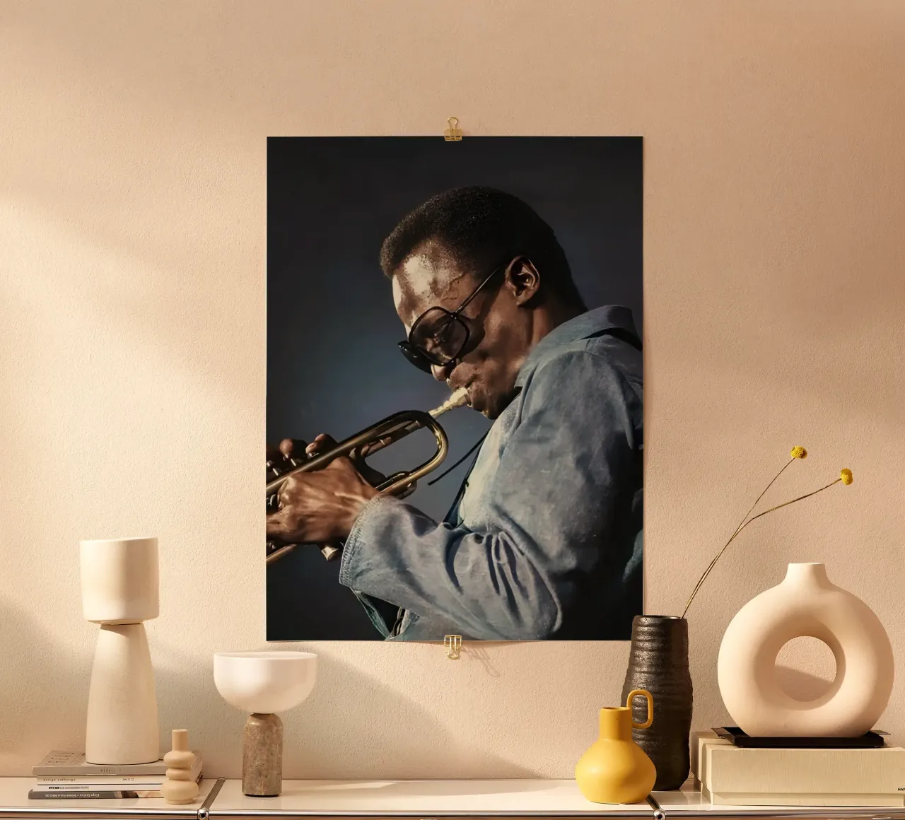 Miles Davis poster by Digital Street art