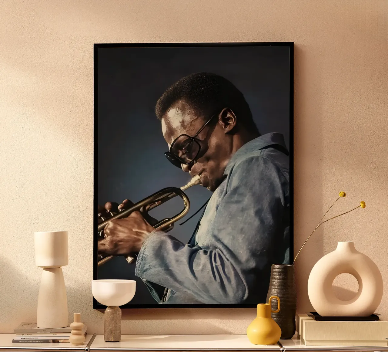 Miles Davis poster by Digital Street art