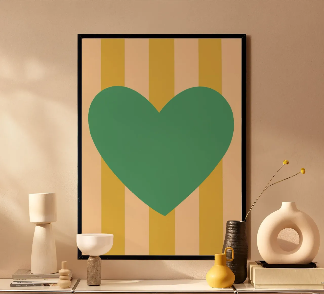 Cuore verde 02 carta hahnemühle da Art House