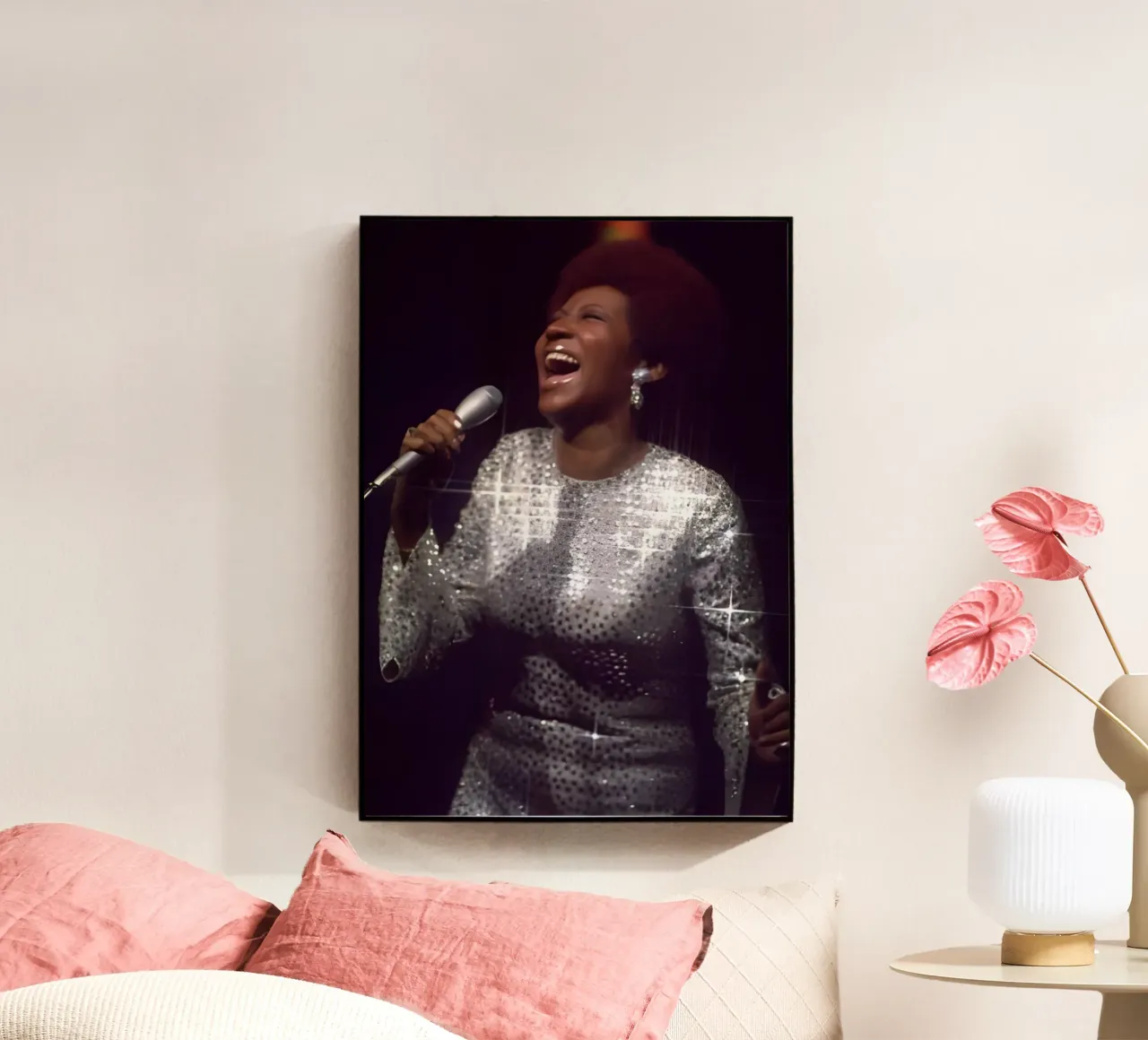 Aretha Franklin plexiglass da Digital Street art