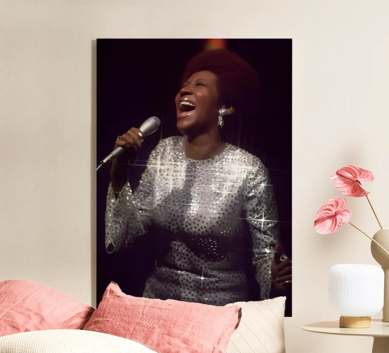 Aretha Franklin plexiglass da Digital Street art