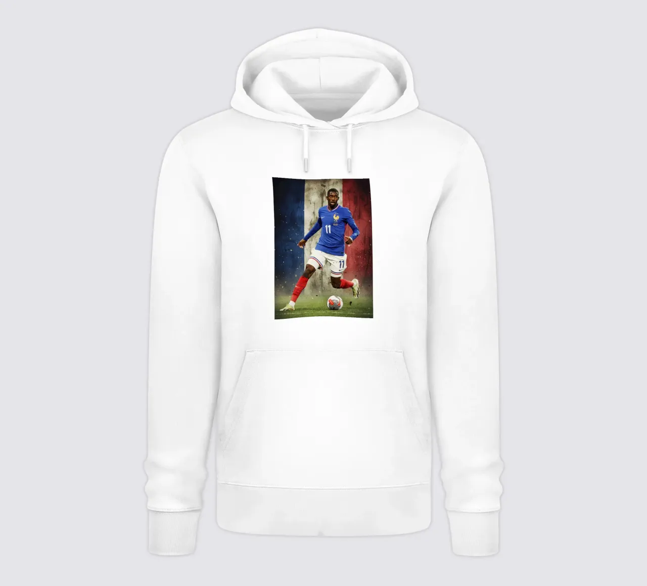 Ousmane Dembele - Francia felpa con cappuccio da Lembayung art