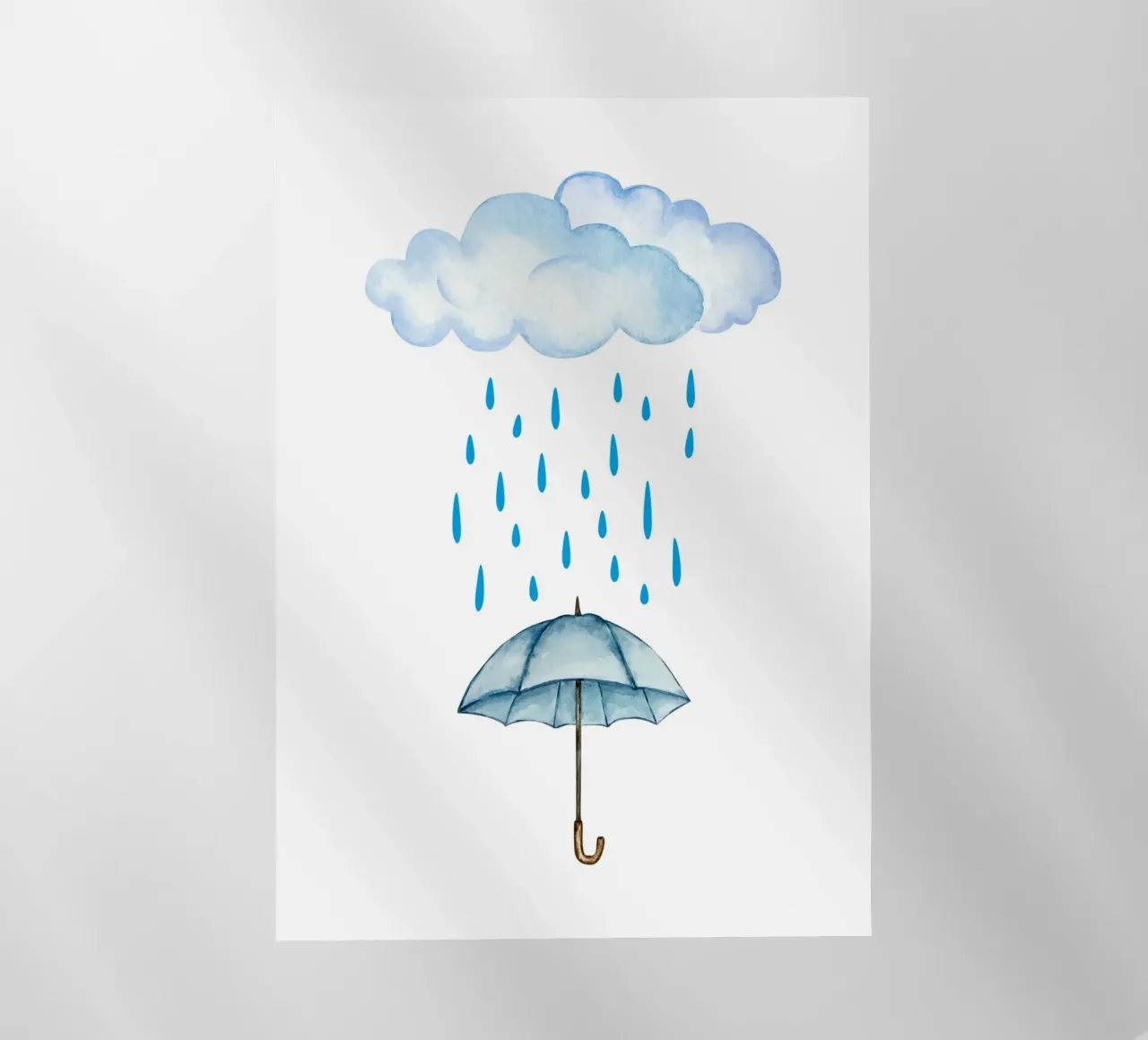 Rain pellicola backlit da PinkCandyWalls