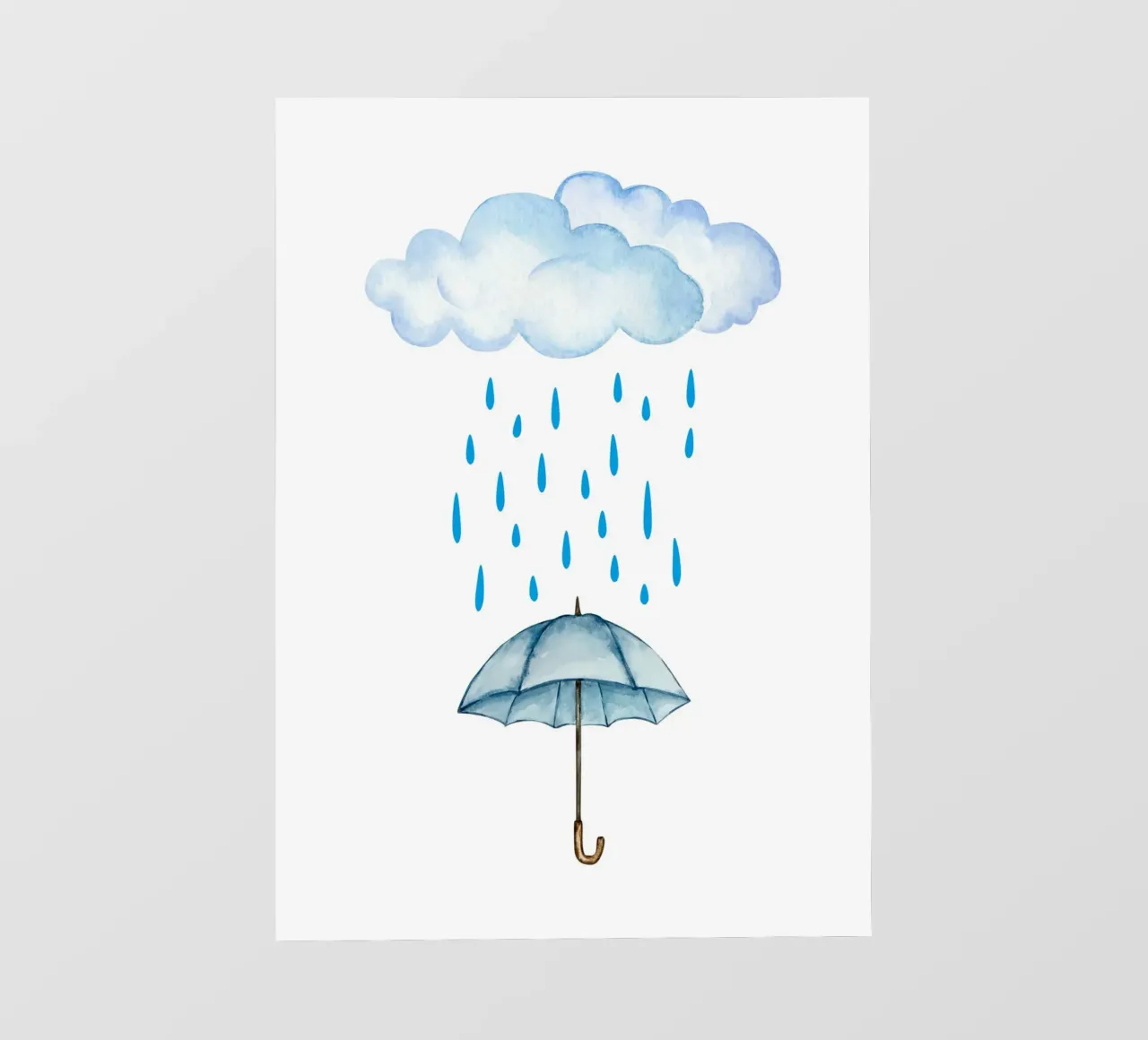 Rain pellicola backlit da PinkCandyWalls