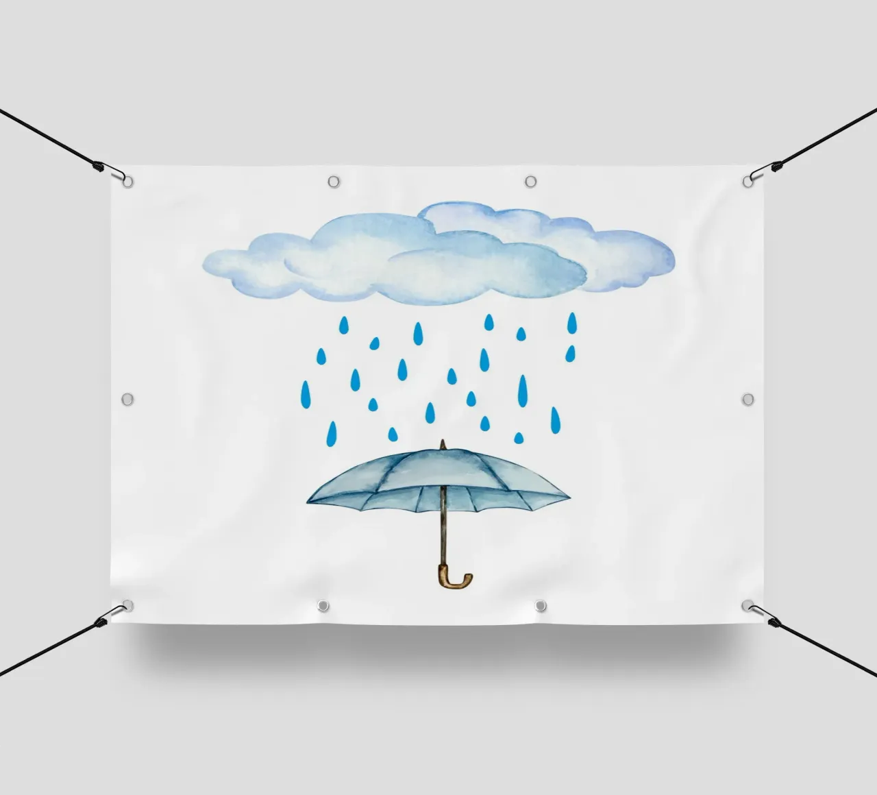 Rain telo in pvc da PinkCandyWalls