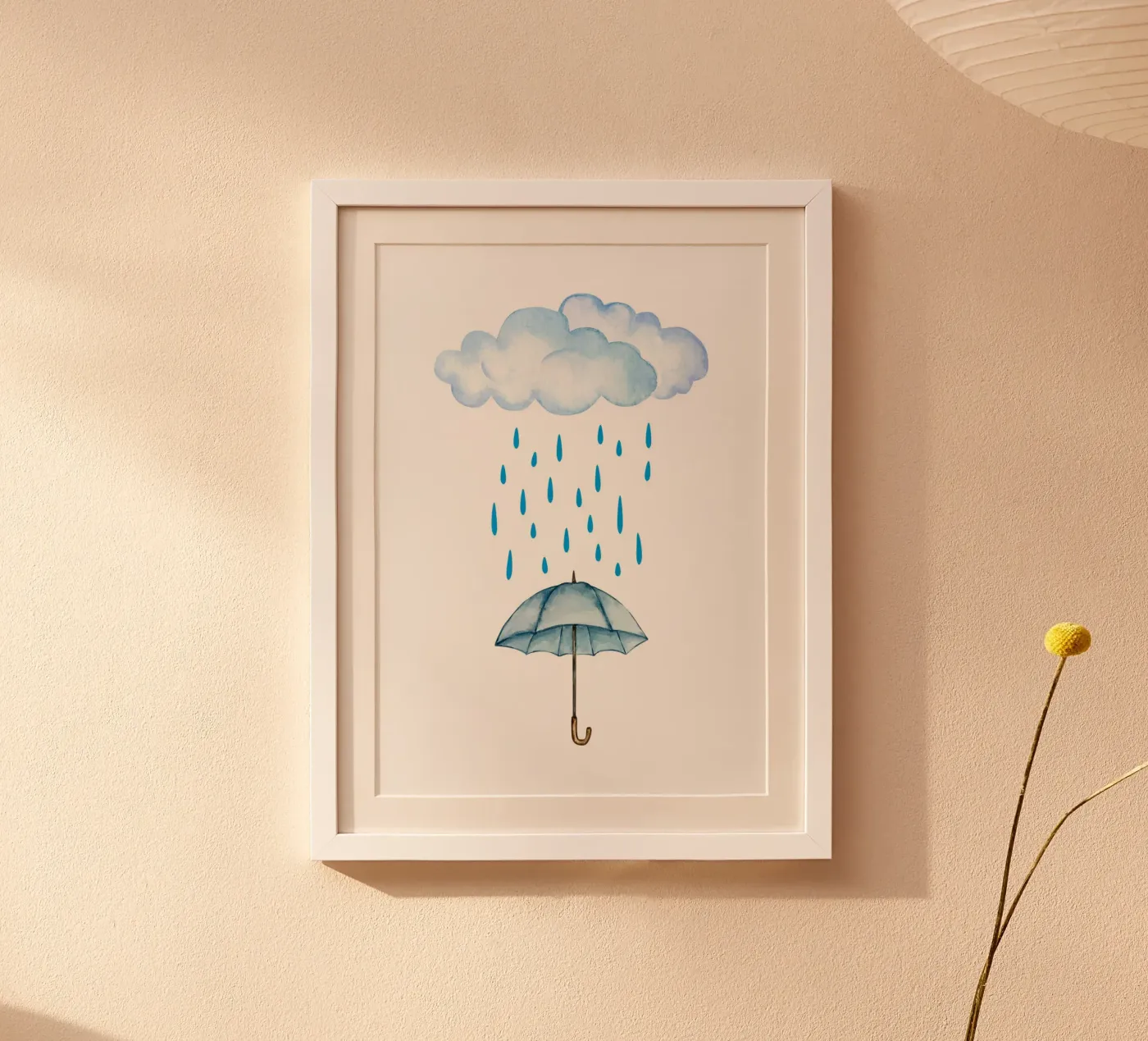 Rain poster by PinkCandyWalls