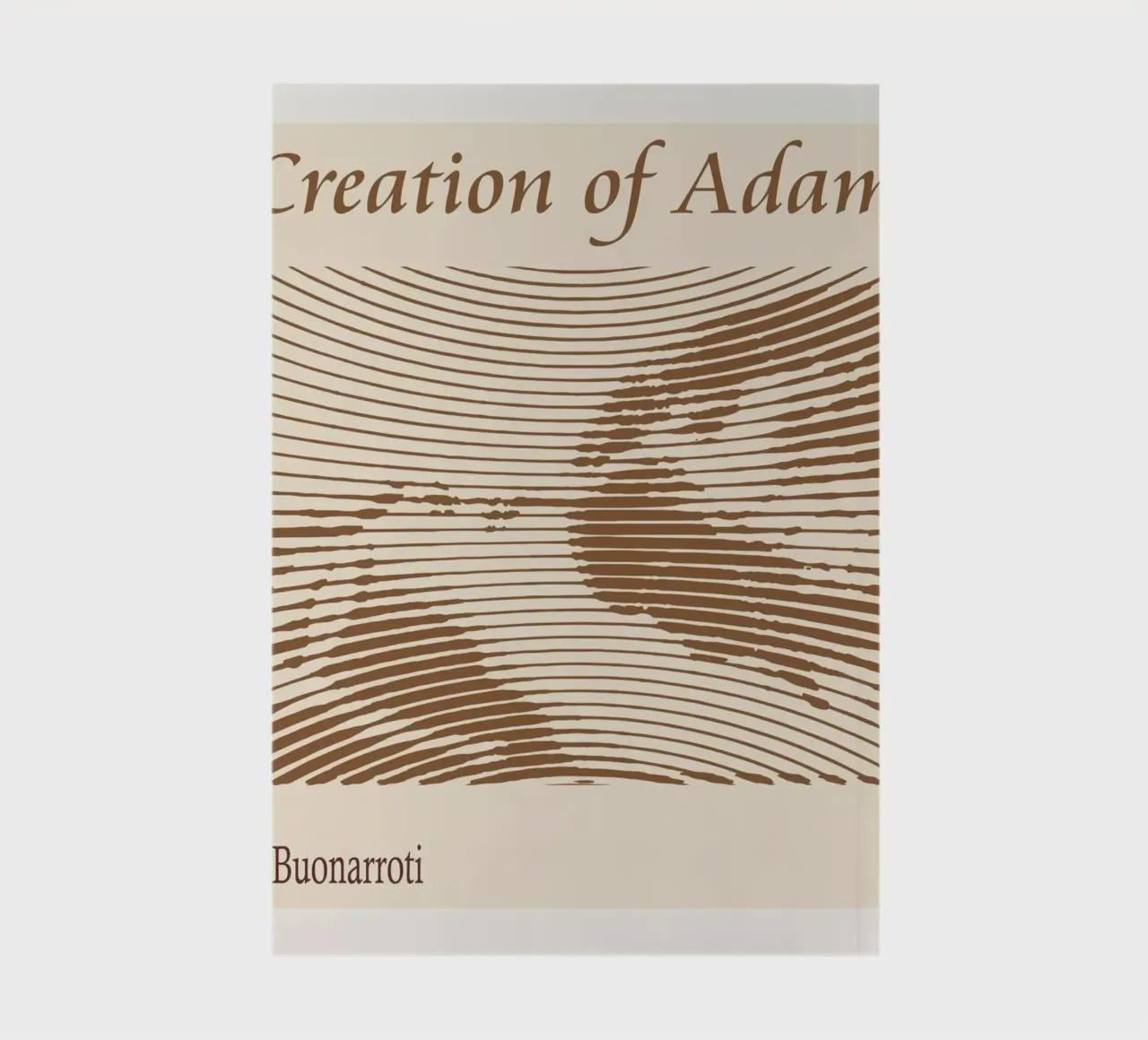 Creation of Adam – Michelangelo Buonarroti notebook by Doa Project