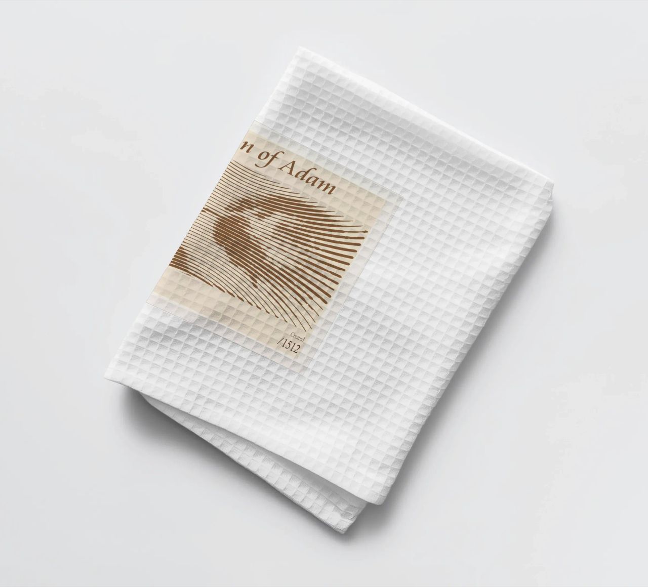 Création d'Adam - Michelangelo Buonarroti torchon de Doa Project