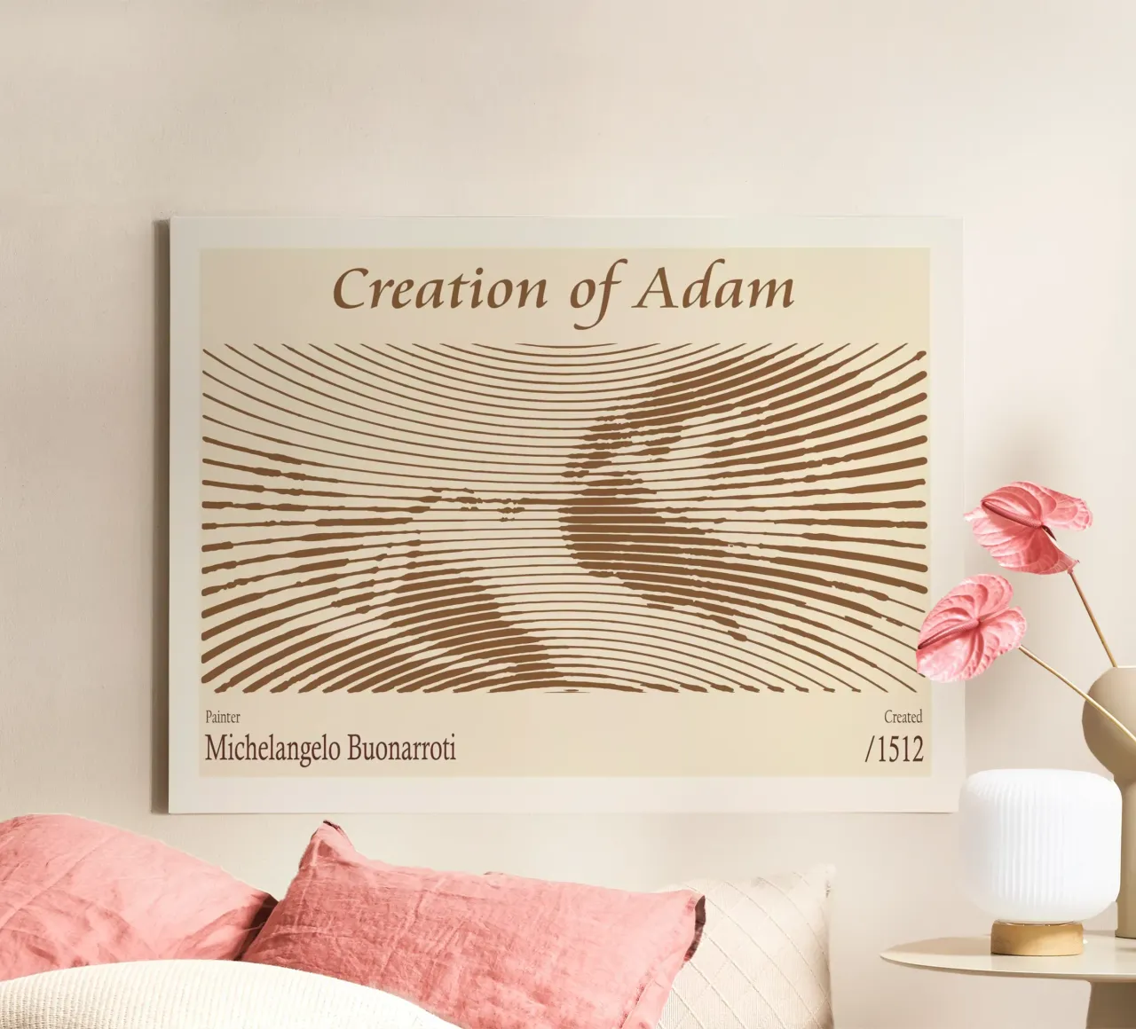 Creation of Adam – Michelangelo Buonarroti canvas by Doa Project