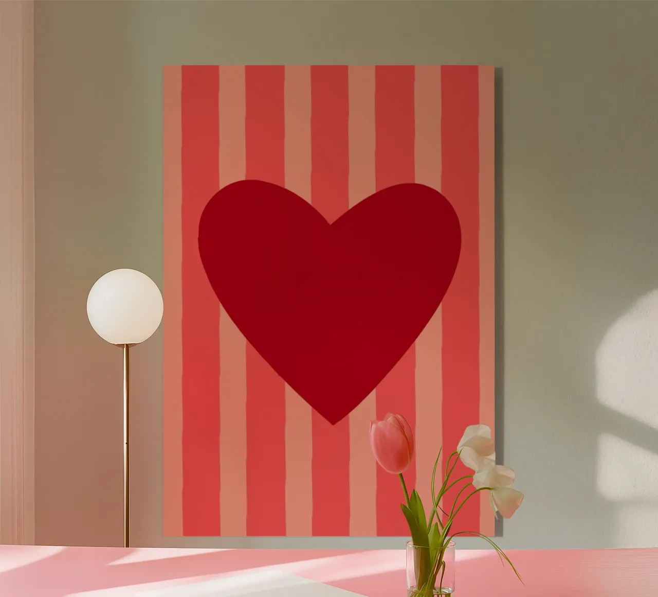 Cuore rosso 03 plexiglass da Art House