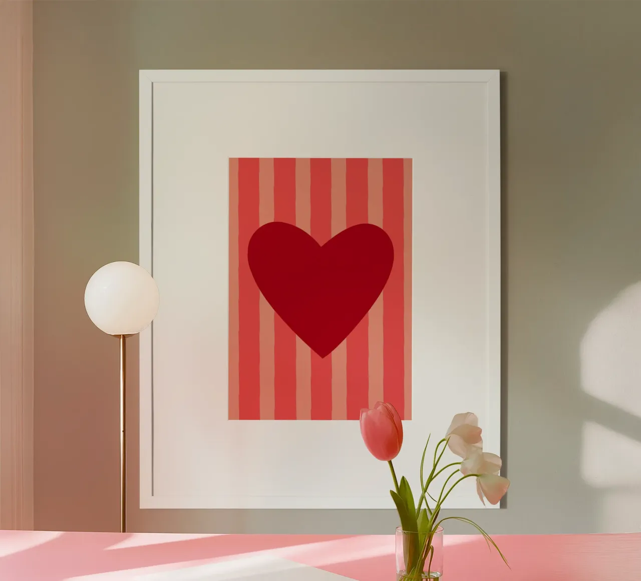 Cuore rosso 03 carta hahnemühle da Art House