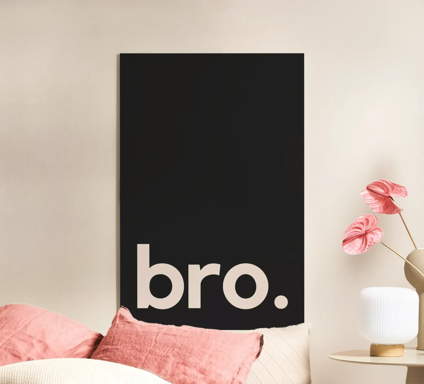 bro. Acryl-Glas von Mottos by Sinan Saydik