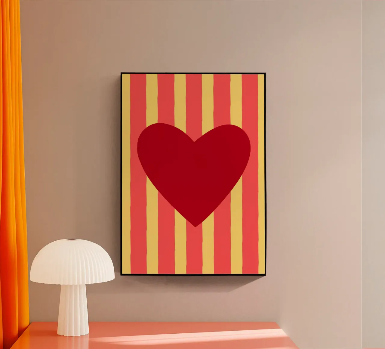Cuore rosso 04 plexiglass da Art House