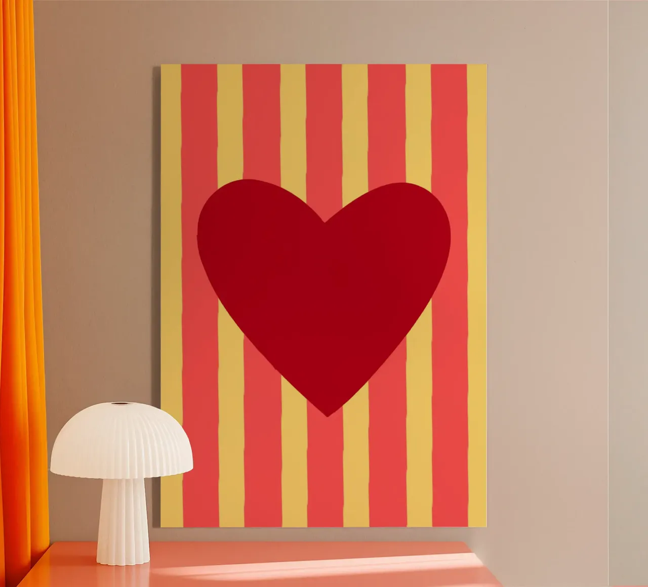 Cuore rosso 04 plexiglass da Art House