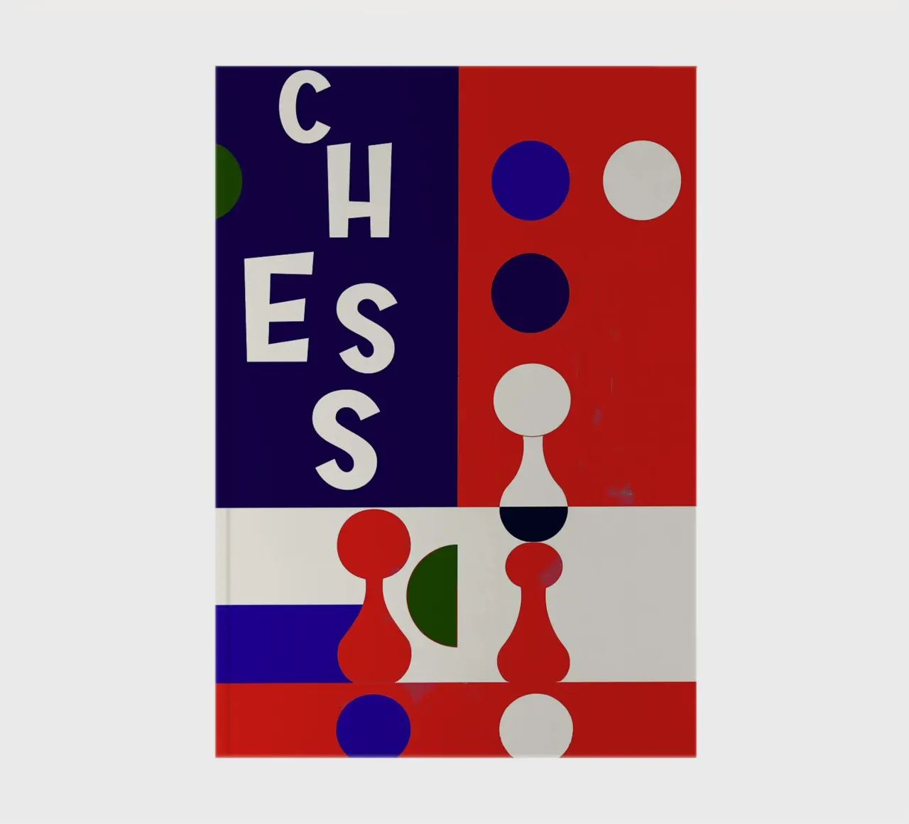 Chess Abstract Art notebook by HARU HARU