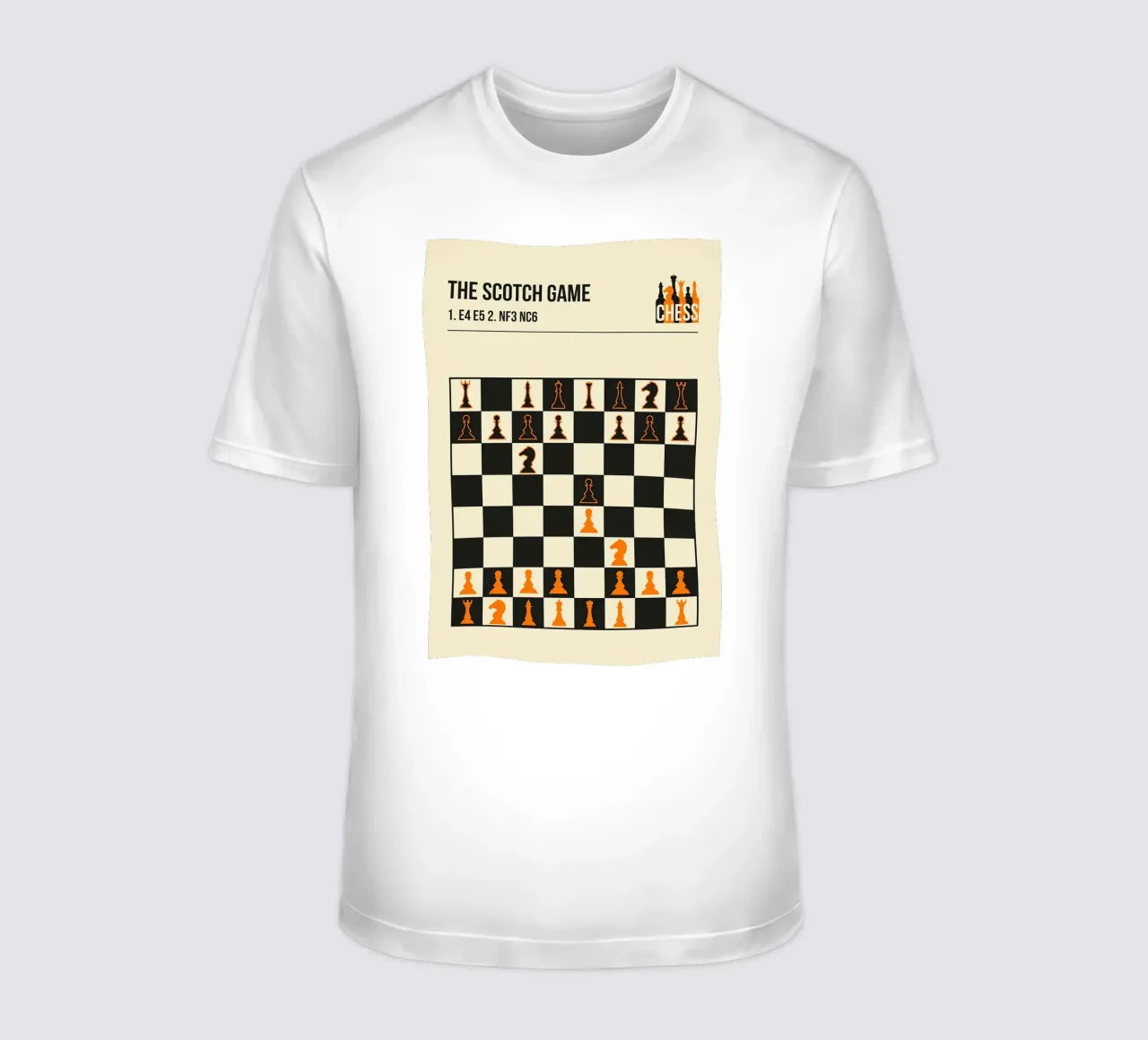 Scacchi Il gioco dello scotch t-shirt da HARU HARU