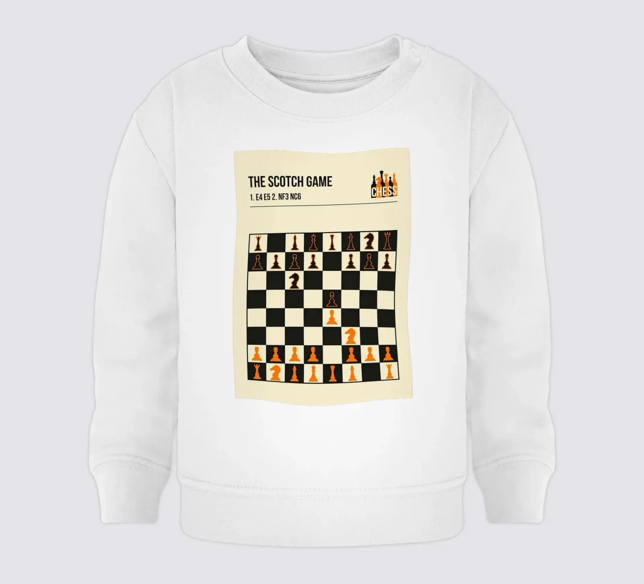 Échecs Le jeu écossais sweat pour bébé de HARU HARU