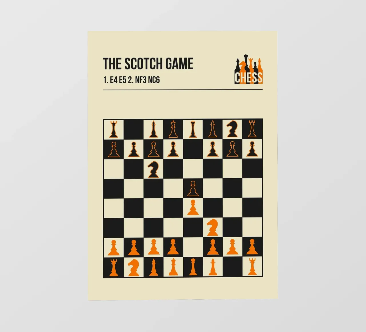Scacchi Il gioco dello scotch telo in pvc da HARU HARU