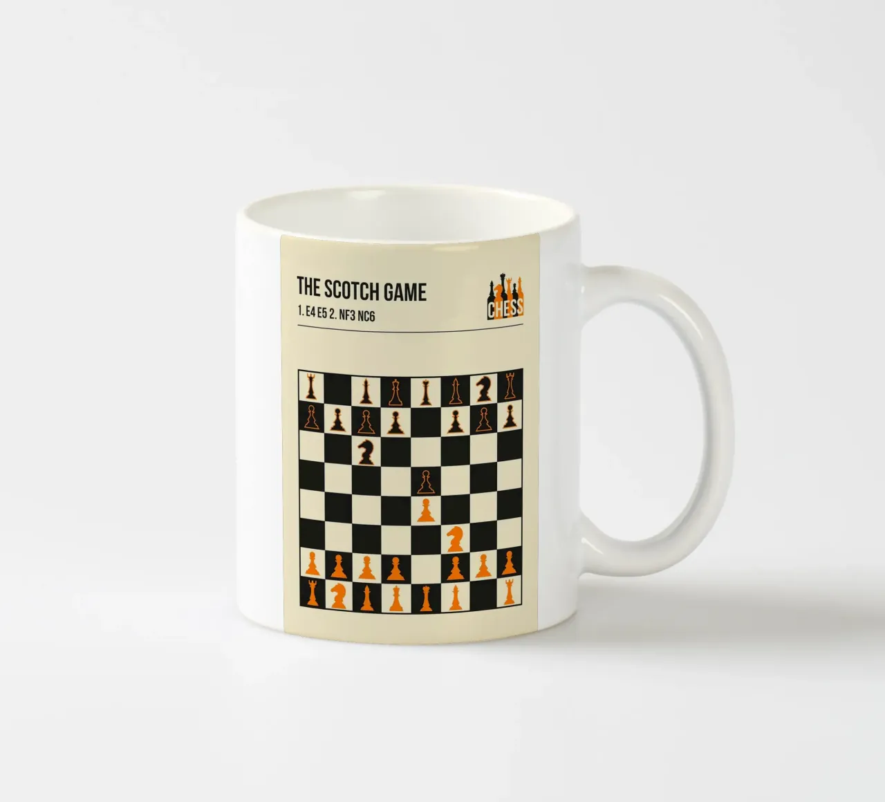 Scacchi Il gioco dello scotch tazza in ceramica da HARU HARU