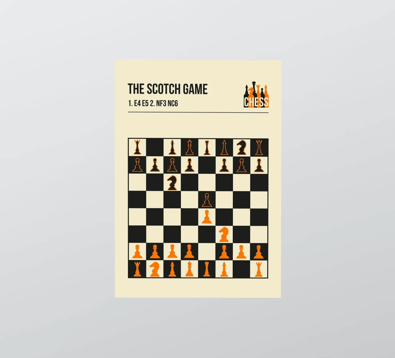 Scacchi Il gioco dello scotch adesivo da HARU HARU