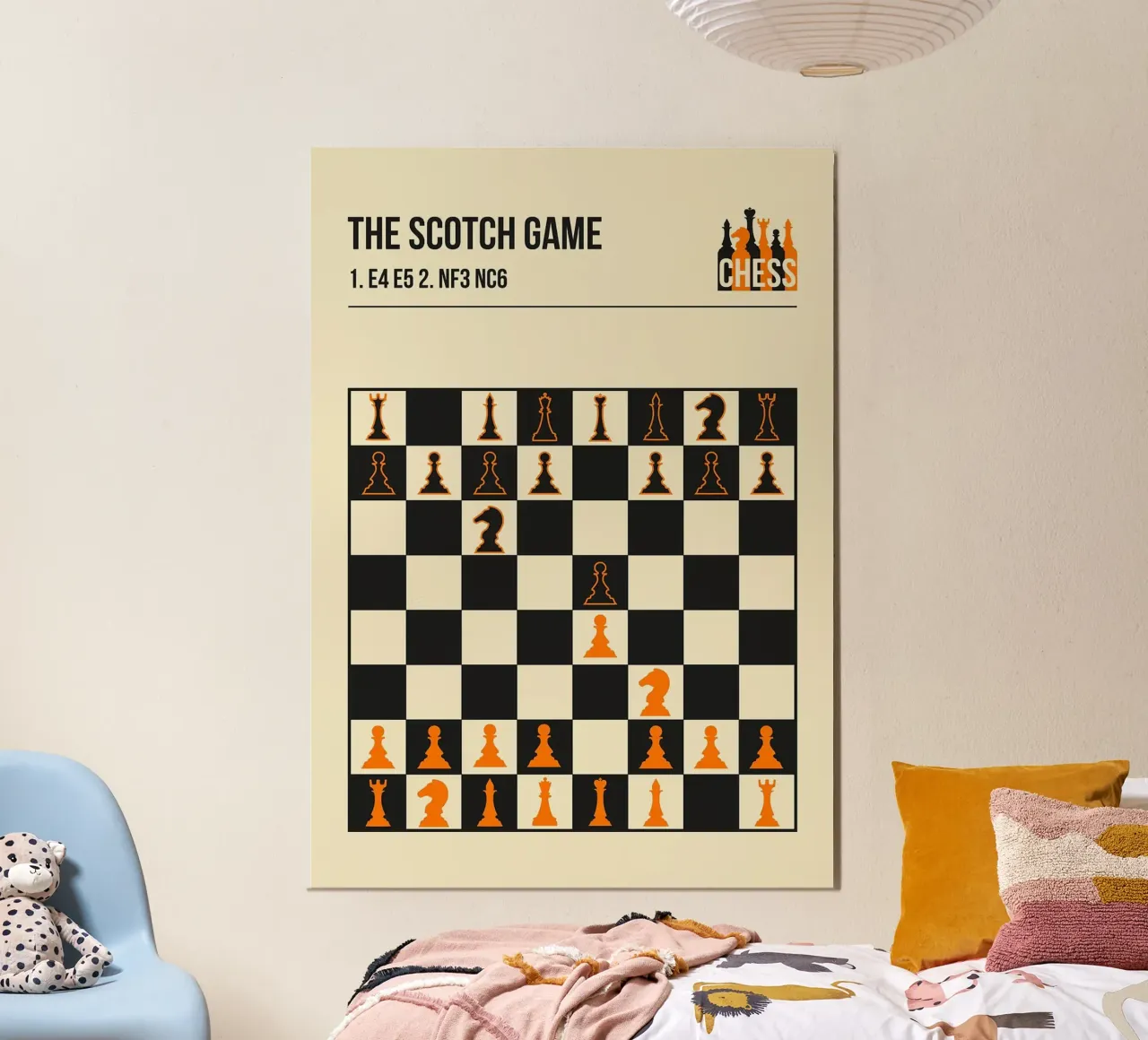 Scacchi Il gioco dello scotch alluminio dibond da HARU HARU