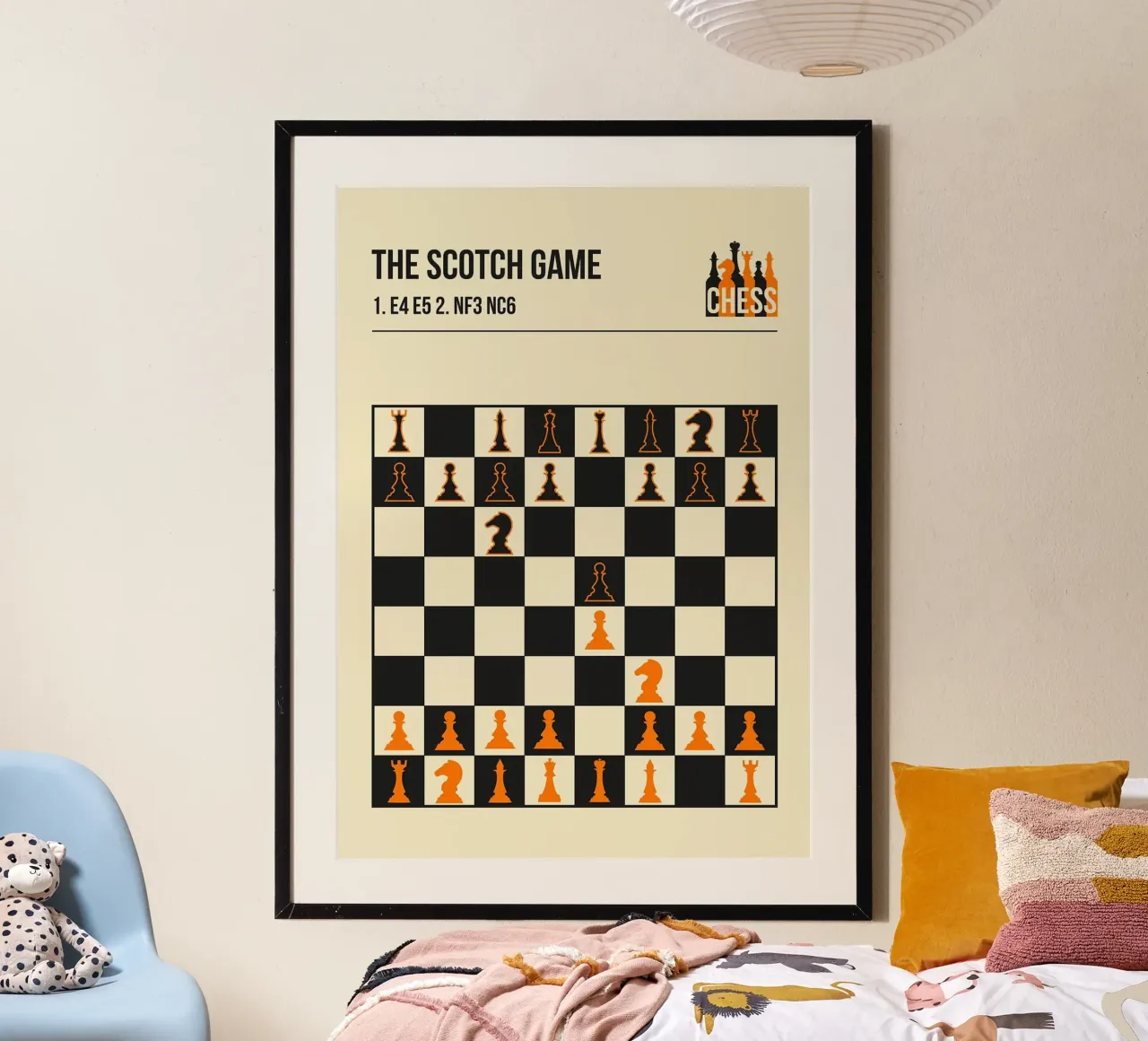 Scacchi Il gioco dello scotch carta hahnemühle da HARU HARU