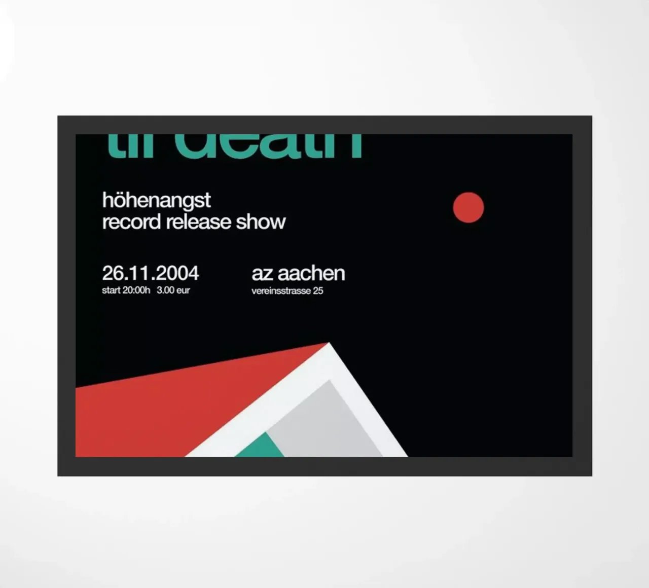 Eaves - Record Release Show zerbino da Stephan Kochs