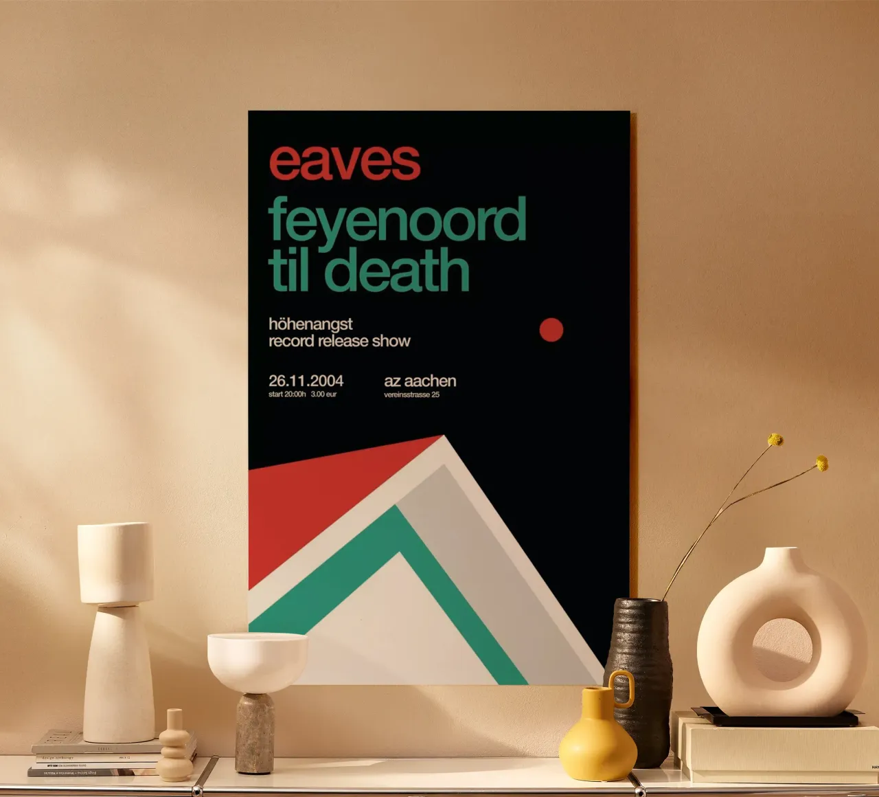 Eaves - Record Release Show plexiglass da Stephan Kochs