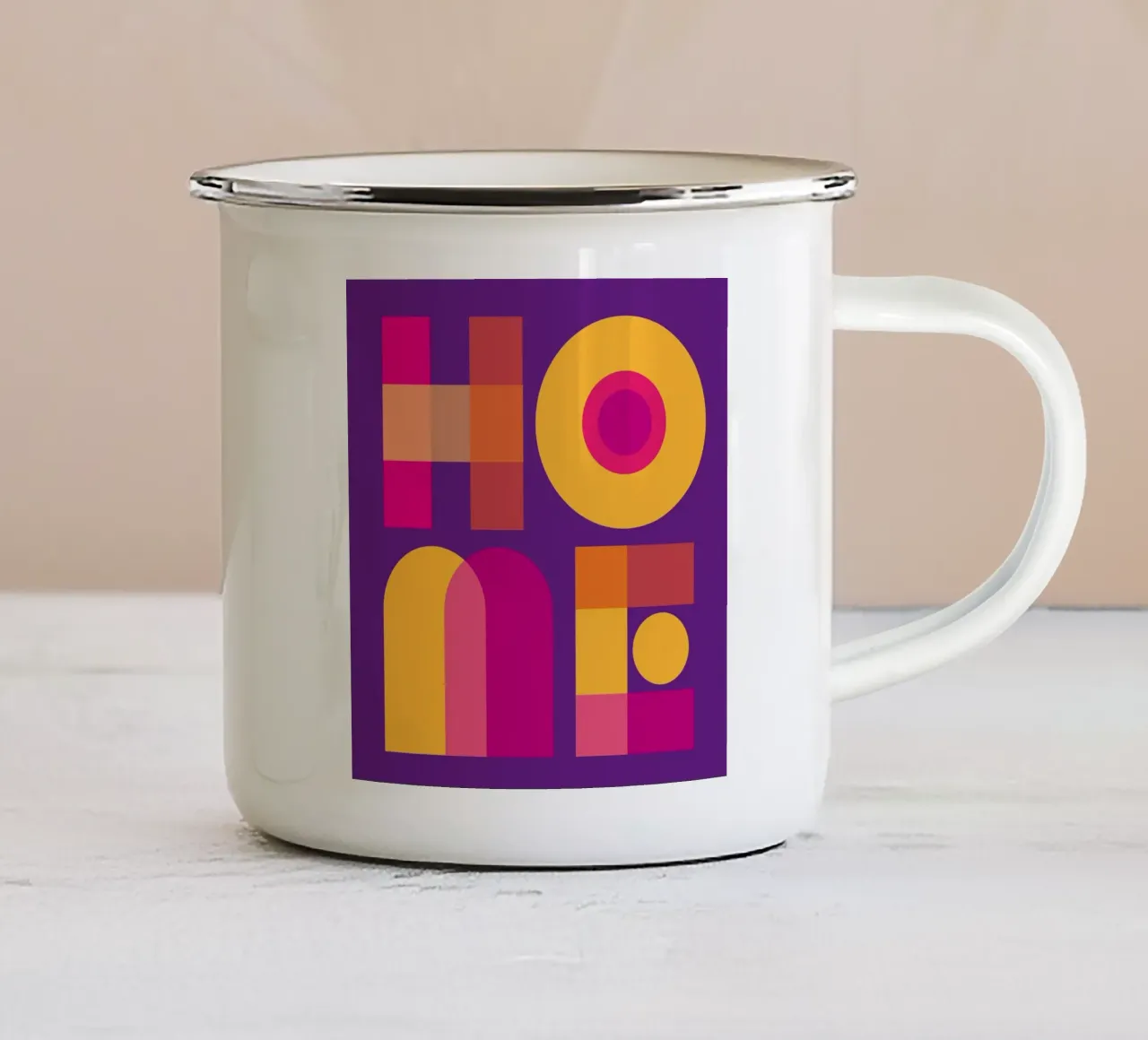 Home 04 tazza in smalto da Art Fart